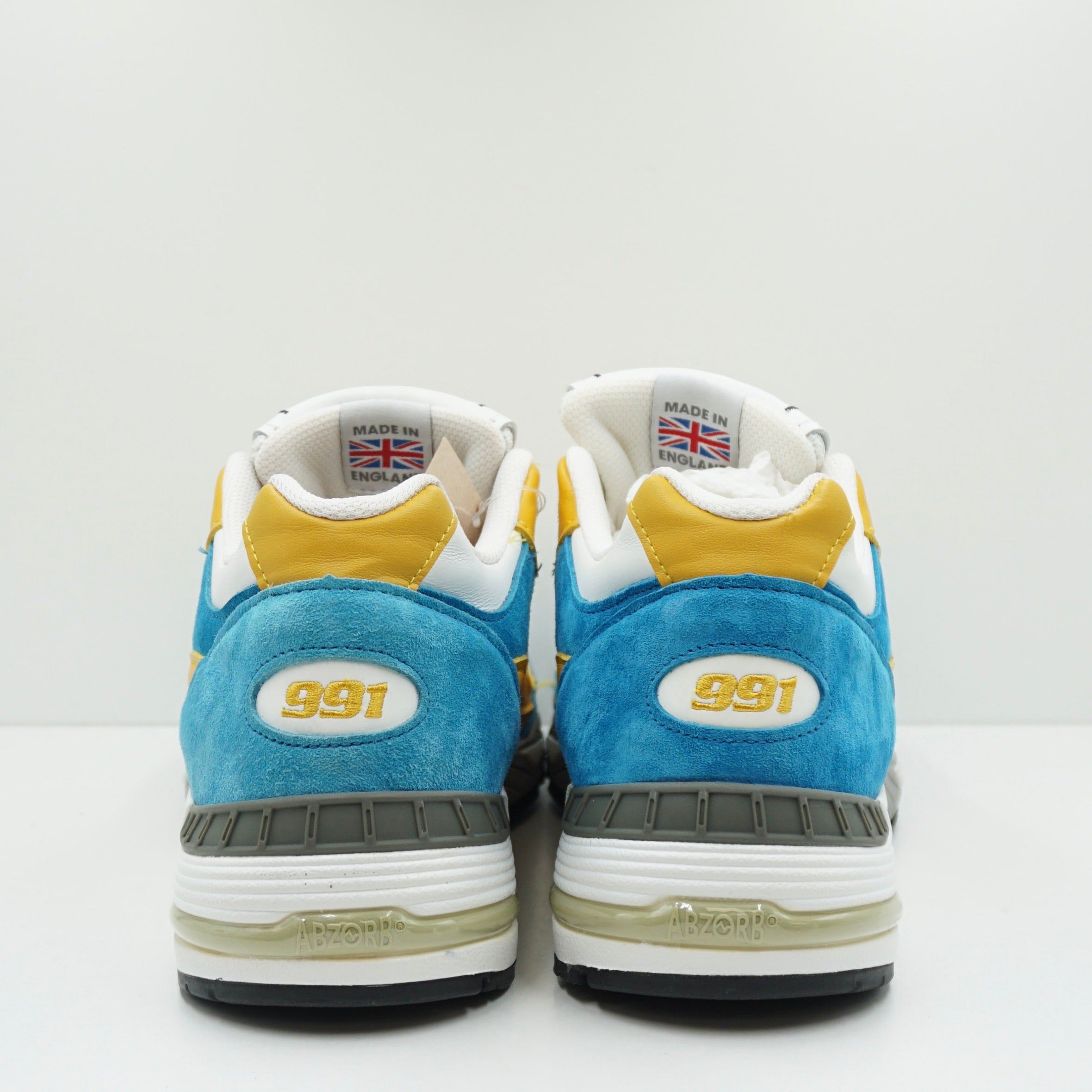 New Balance 991 MiUK Sneakersnstuff Blue Yellow