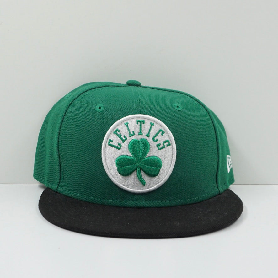 New Era Boston Celtics Clover Logo Fitted Cap