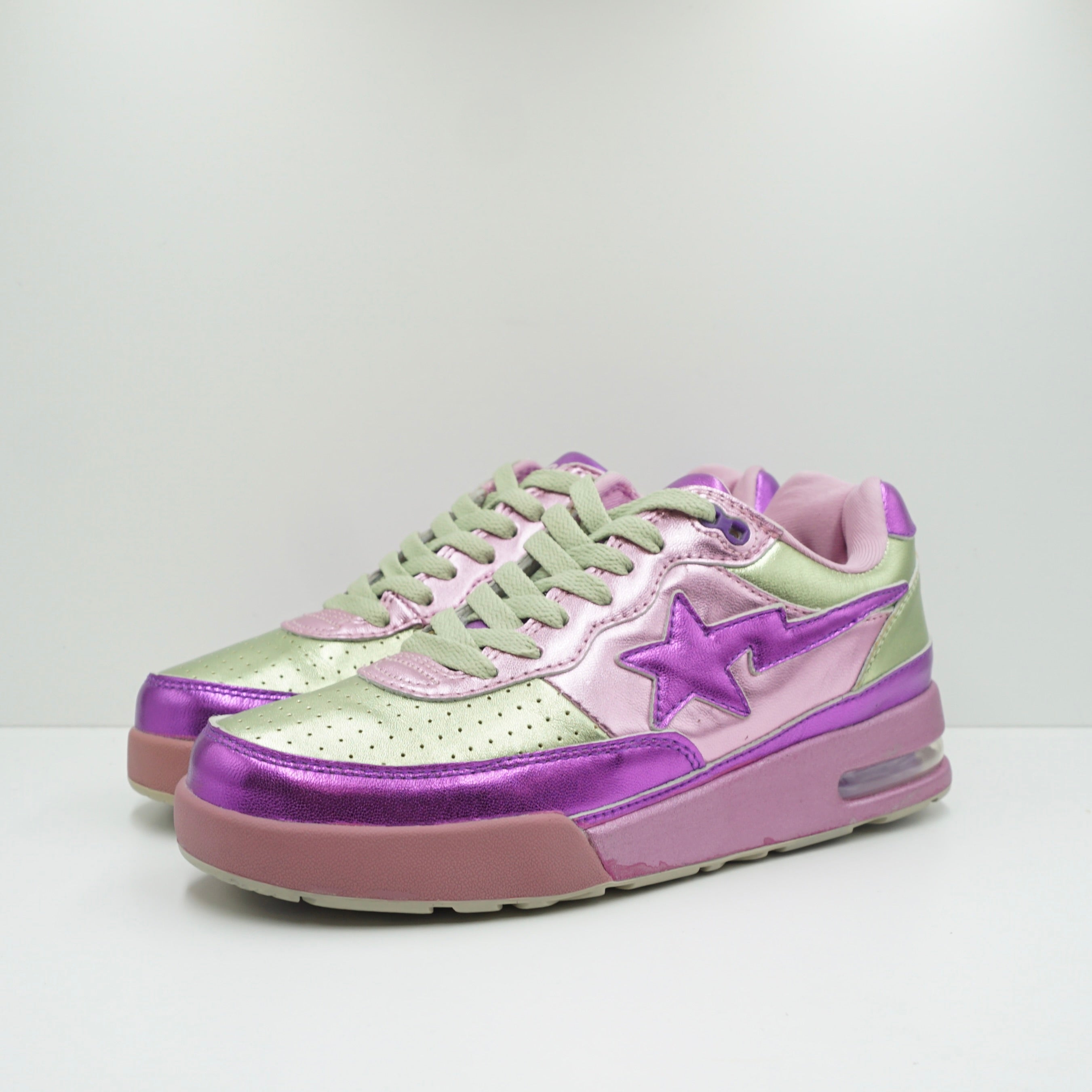 Bape Pharrell x Roadsta FS-034 Low Purple Green