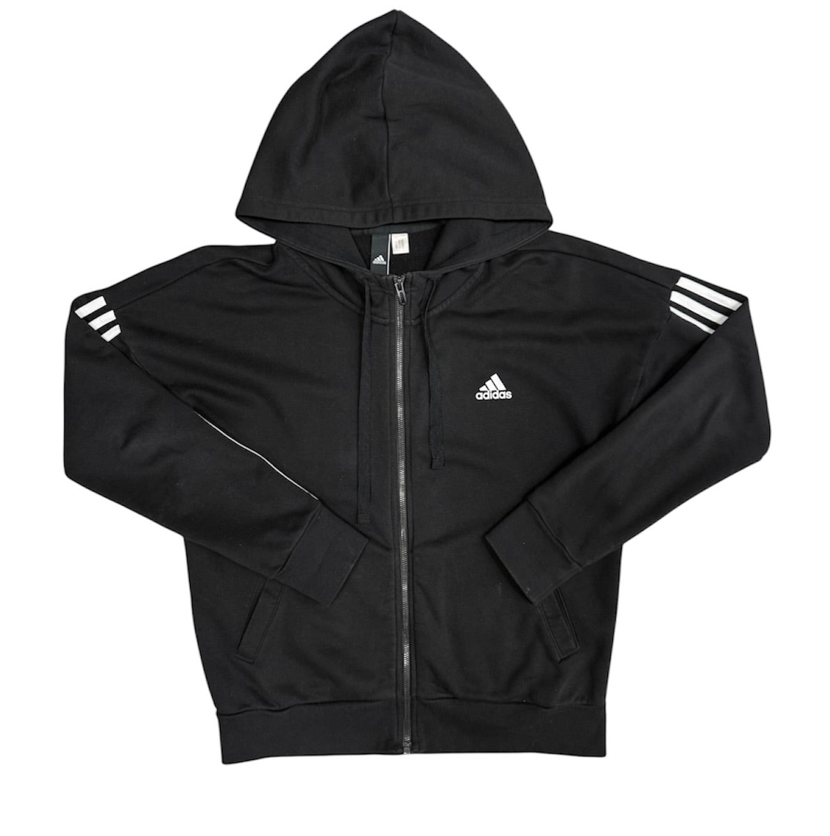 Adidas Essentials 3 Stripes Full Zip Hoodie (W)