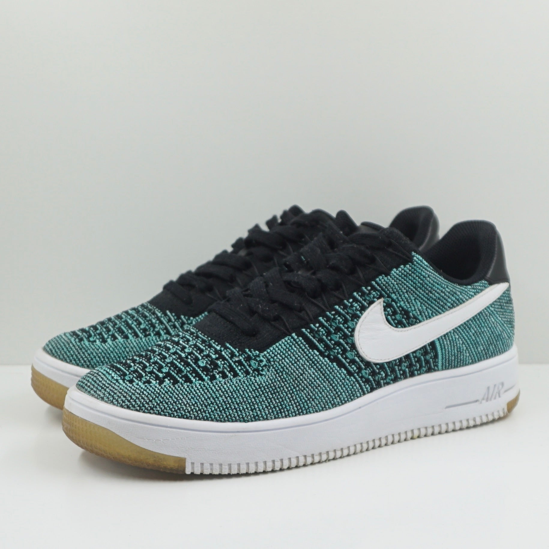 Nike Air Force 1 Ultra Flyknit Low Hyper Jade White Black