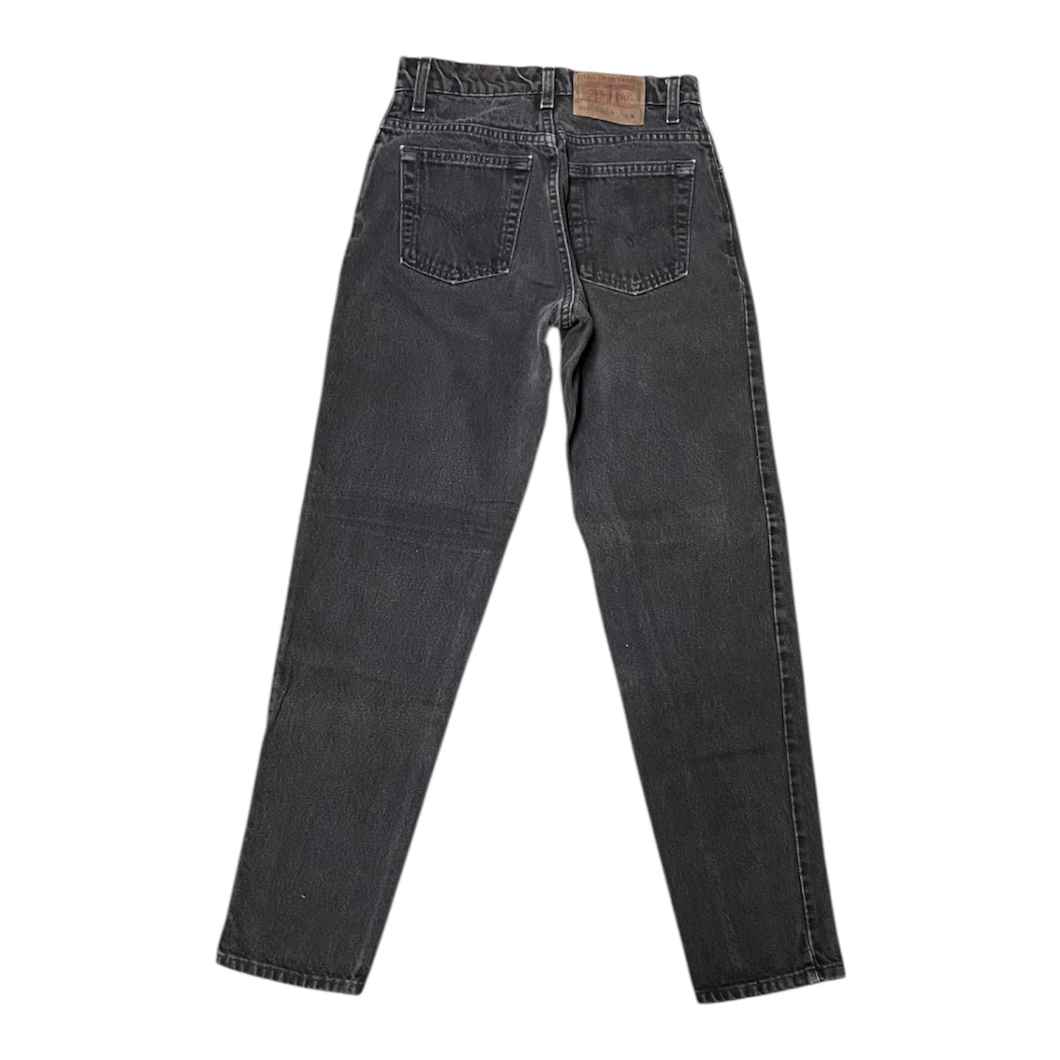 Vintage Levis Dark Grey 550 Relaxed Fit Tapered Leg Jeans