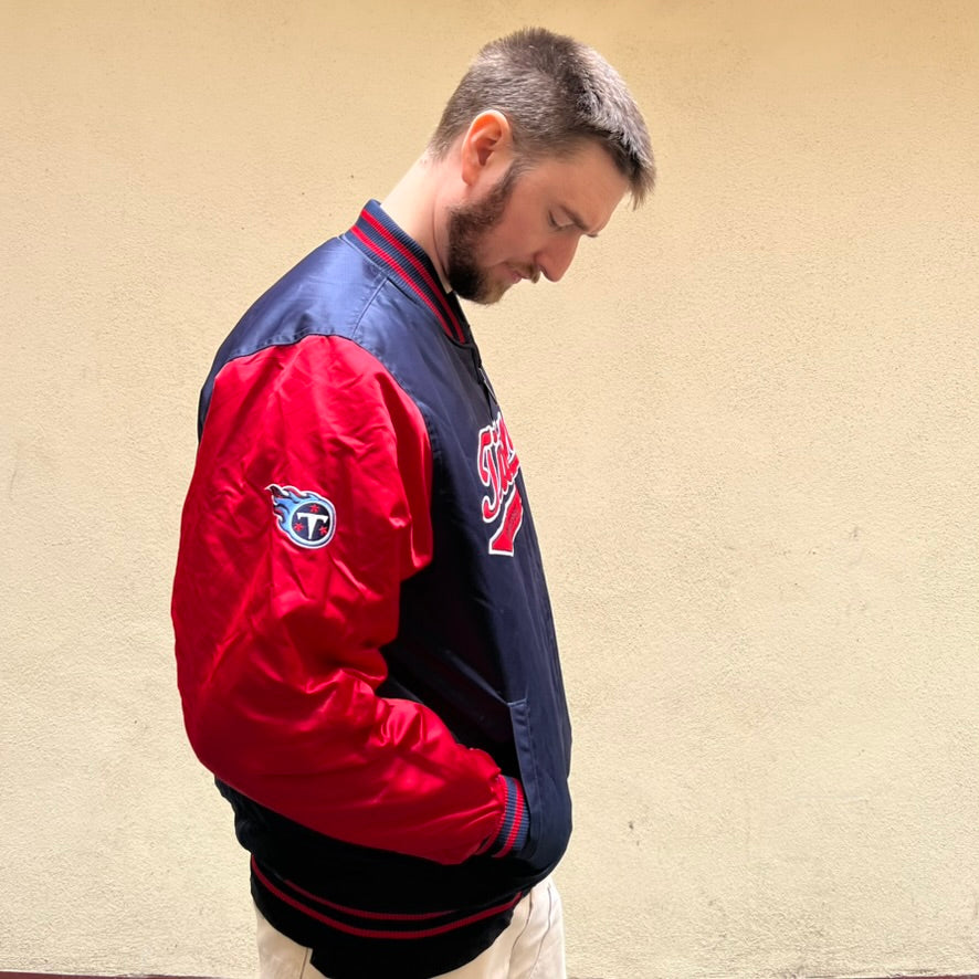 Reebok NFL Titans Satin Reversible Jacket