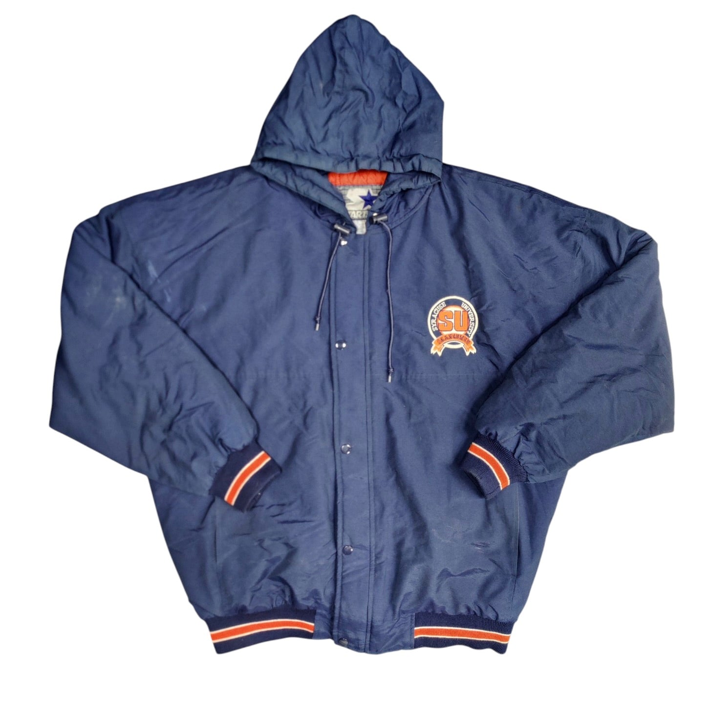 Vintage Starter Syracuse University Navy Jacket