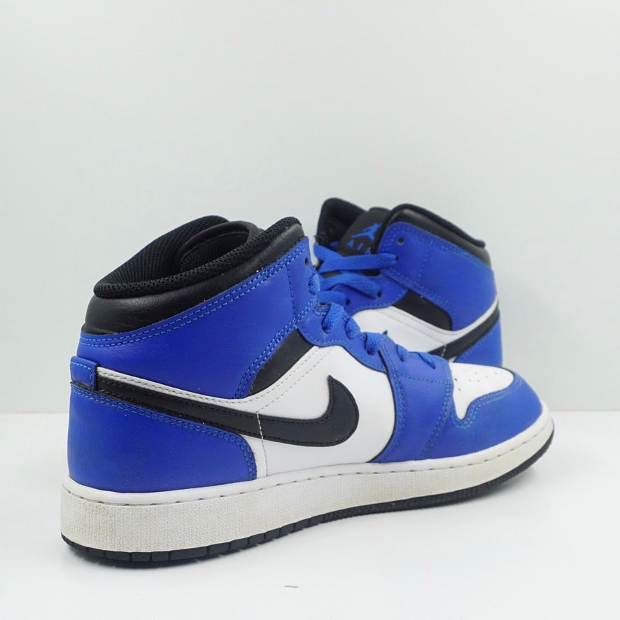 Jordan 1 Mid Game Royal White Black (GS)