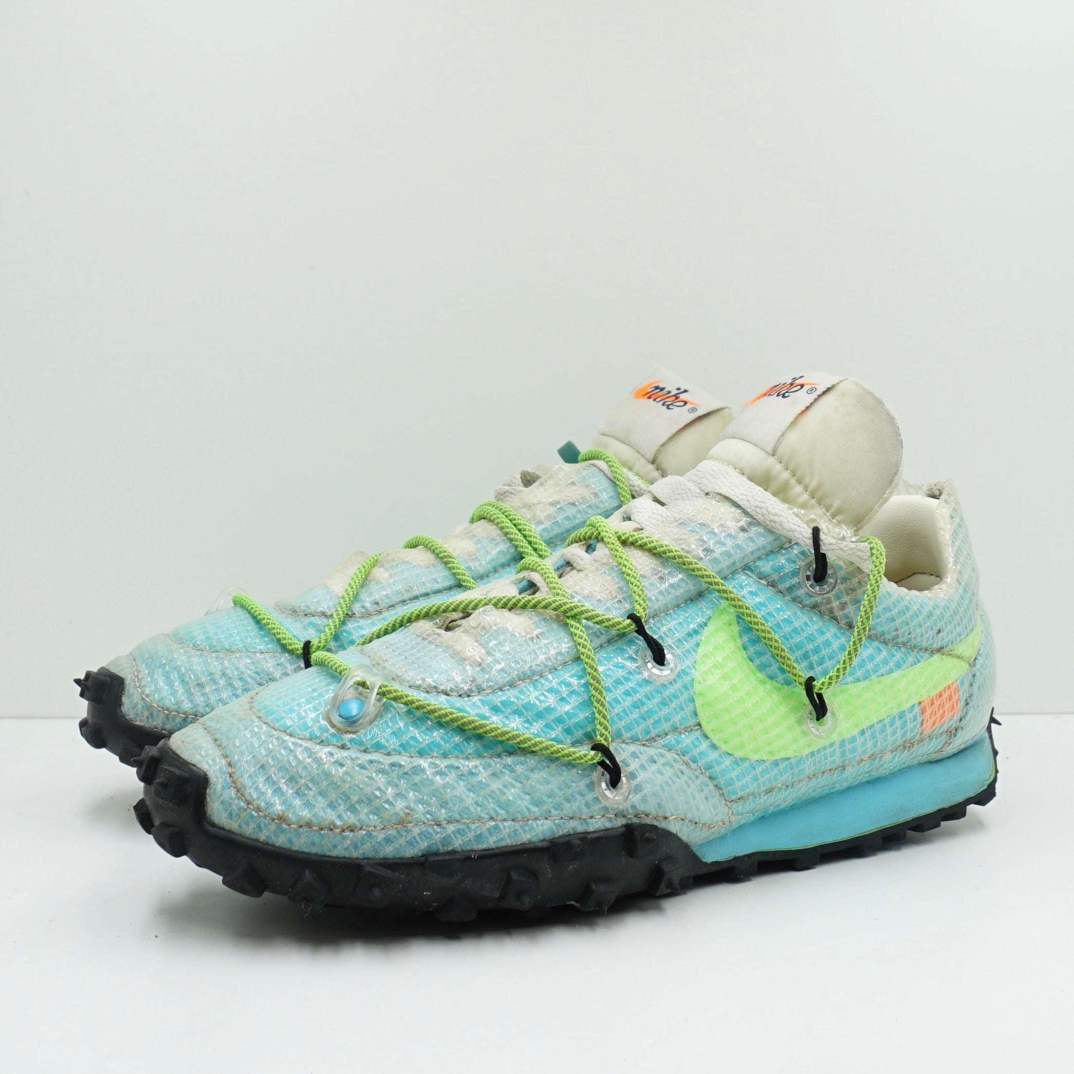 Nike Waffle Racer Off-White Vivid Sky (W)
