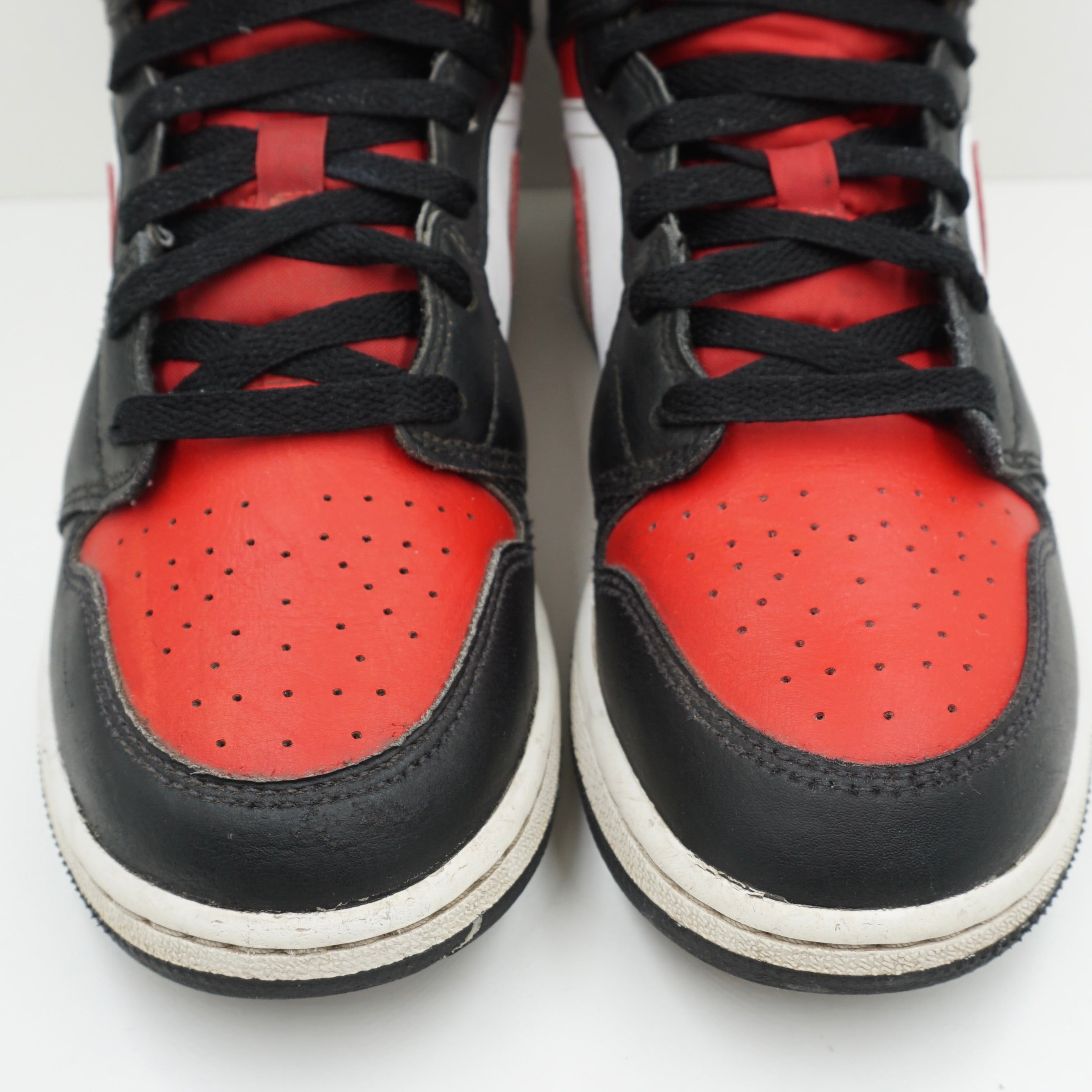 Jordan 1 Mid Black Fire Red (GS) FREE