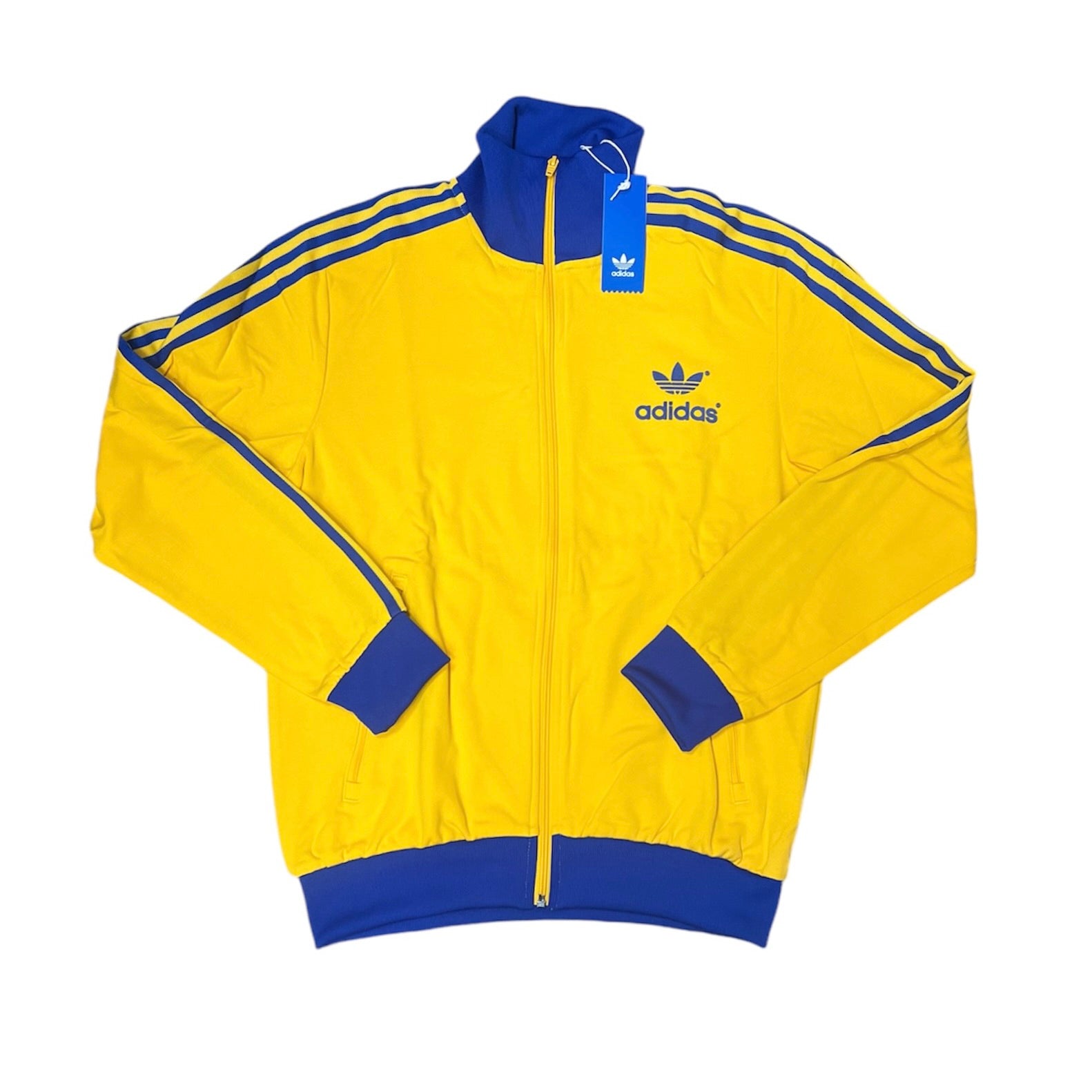 Adidas 70s Yellow Blue Track Jacket
