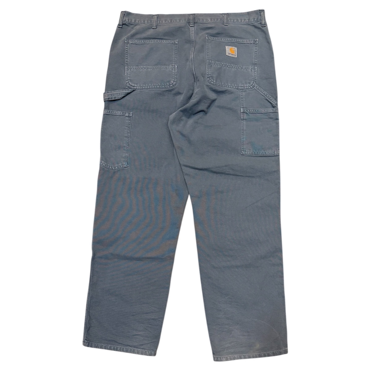 Carhartt WIP Double Knee Washed Blue Pants