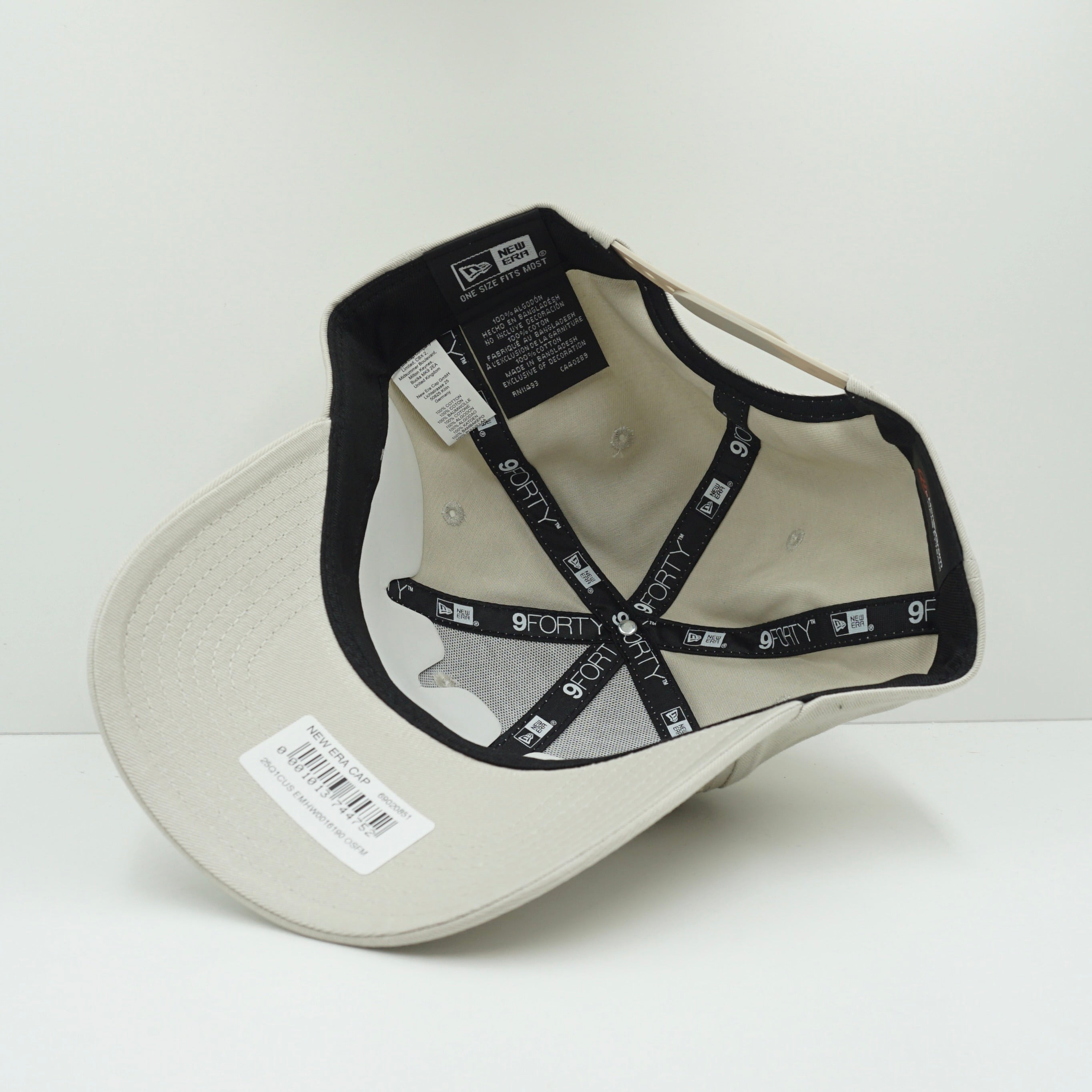 New Era Haas Beige Purple Snapback Cap
