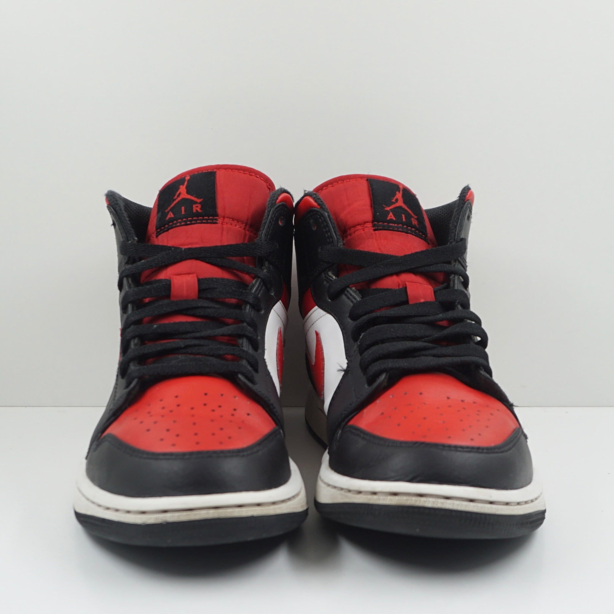 Jordan 1 Mid White Black Red (2022)