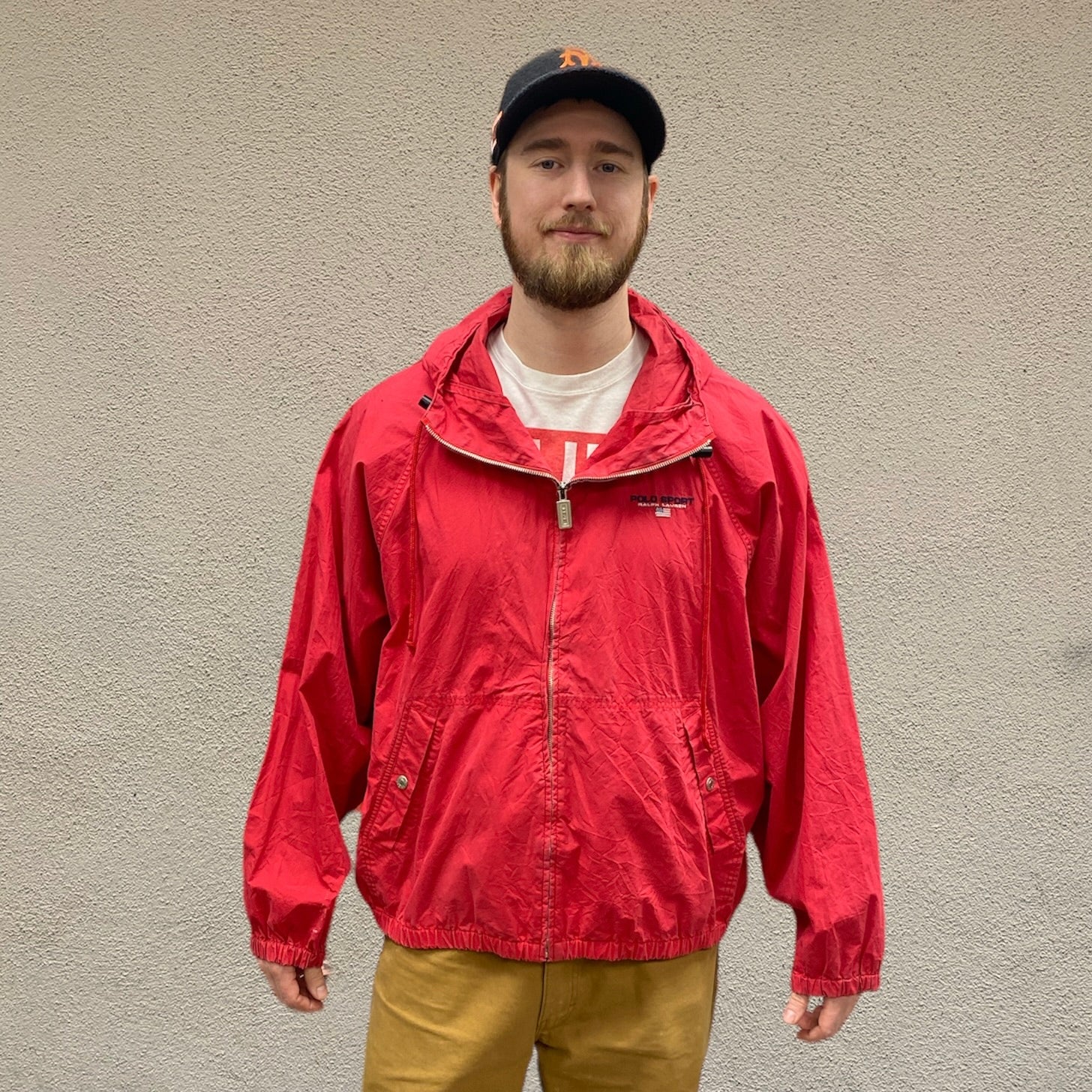 Vintage Polo Sport Ralph Lauren Red Jacket