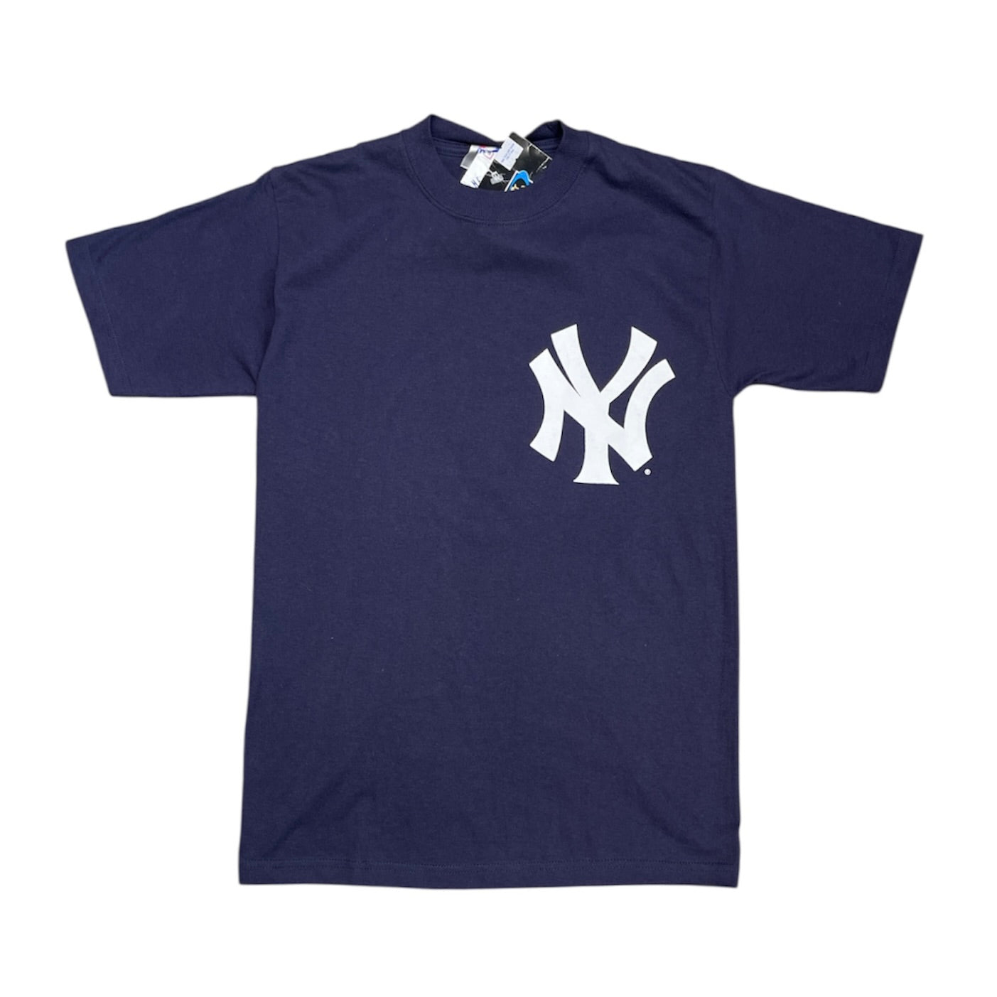 Majestic New York Yankees Jeter #2 Navy White Tshirt (Youth)