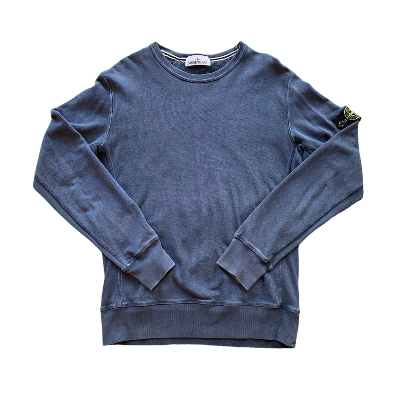 Stone Island Navy Washed Sweatshirt