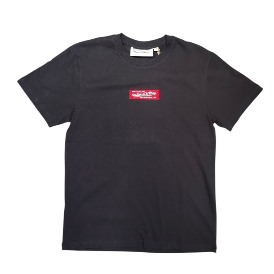 Mitchell & Ness Box Logo Black Tshirt