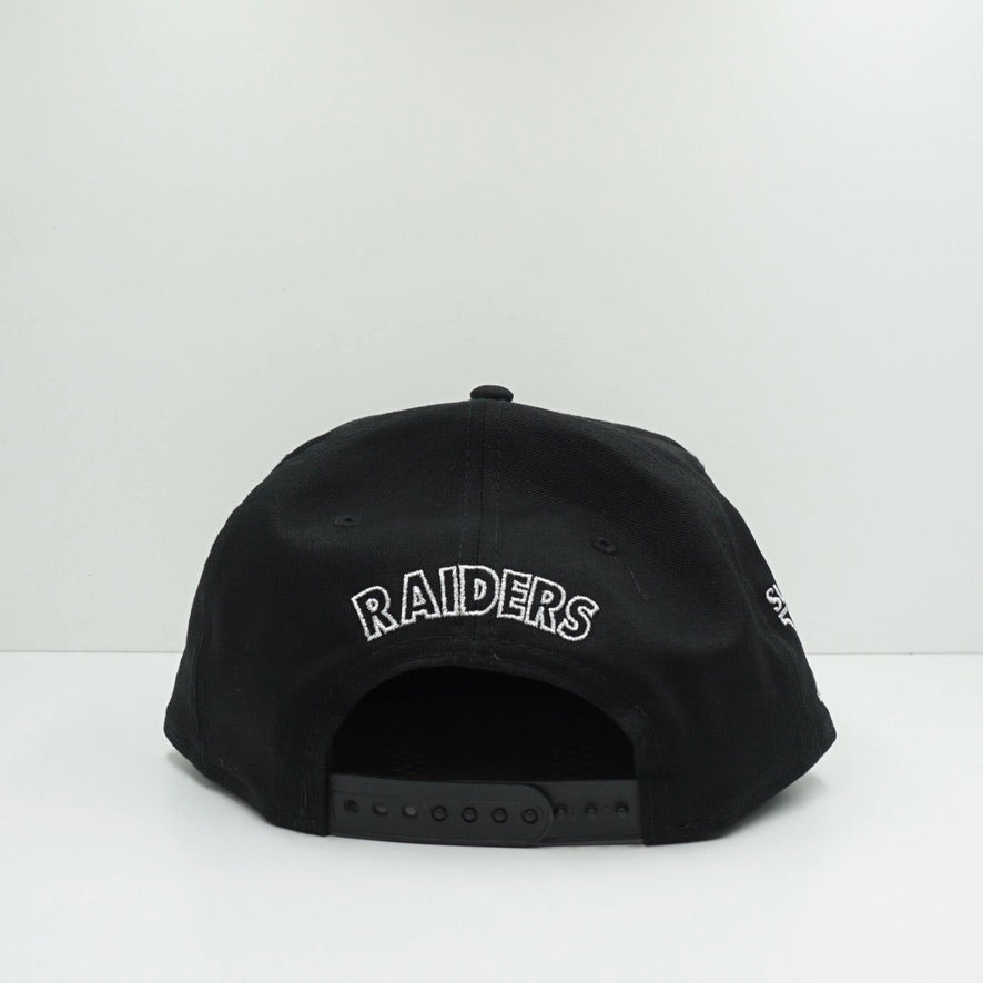 New Era Raiders Black Silver Snapback