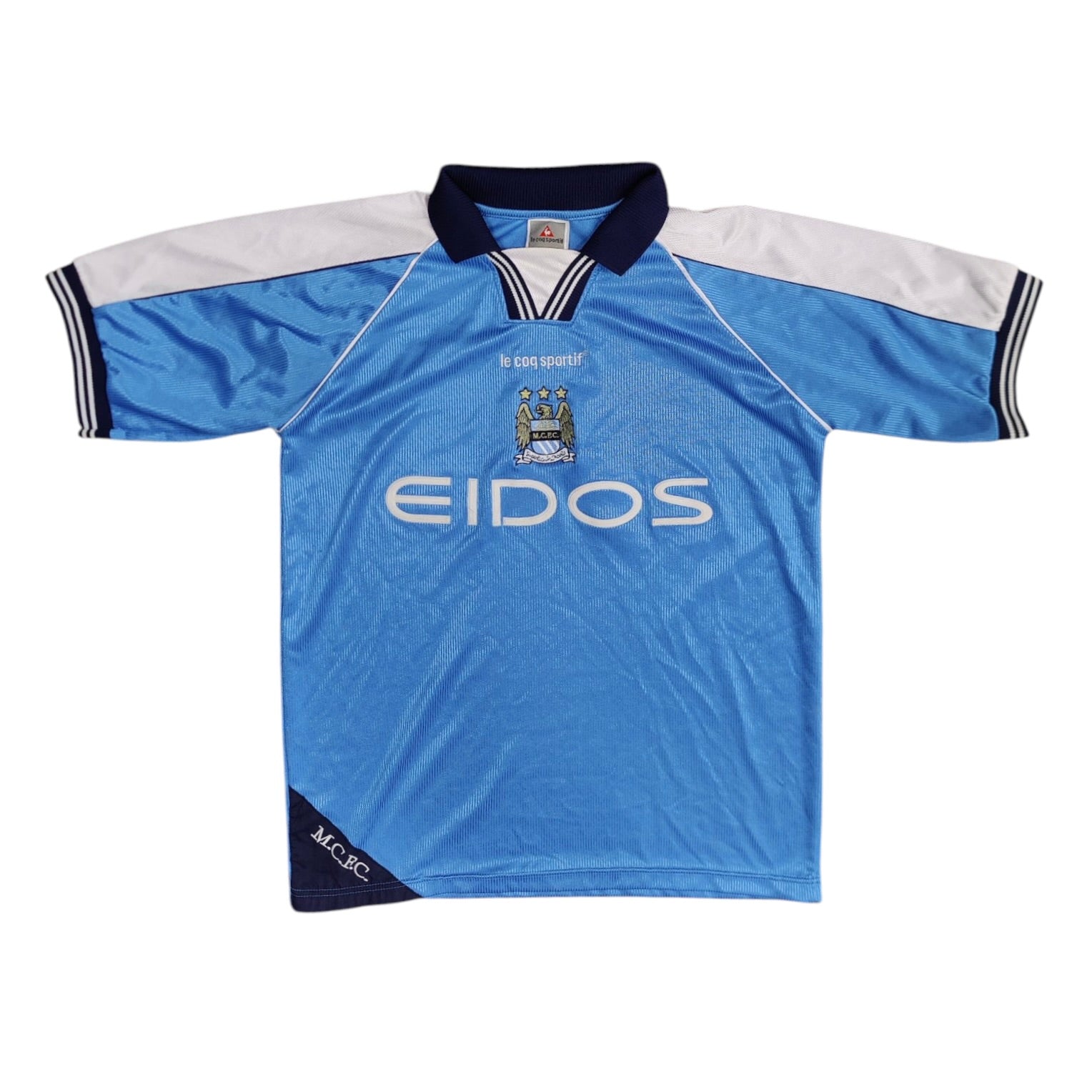 Le Coq Sportif Manchester City FC 2000/2001 Home Football Jersey