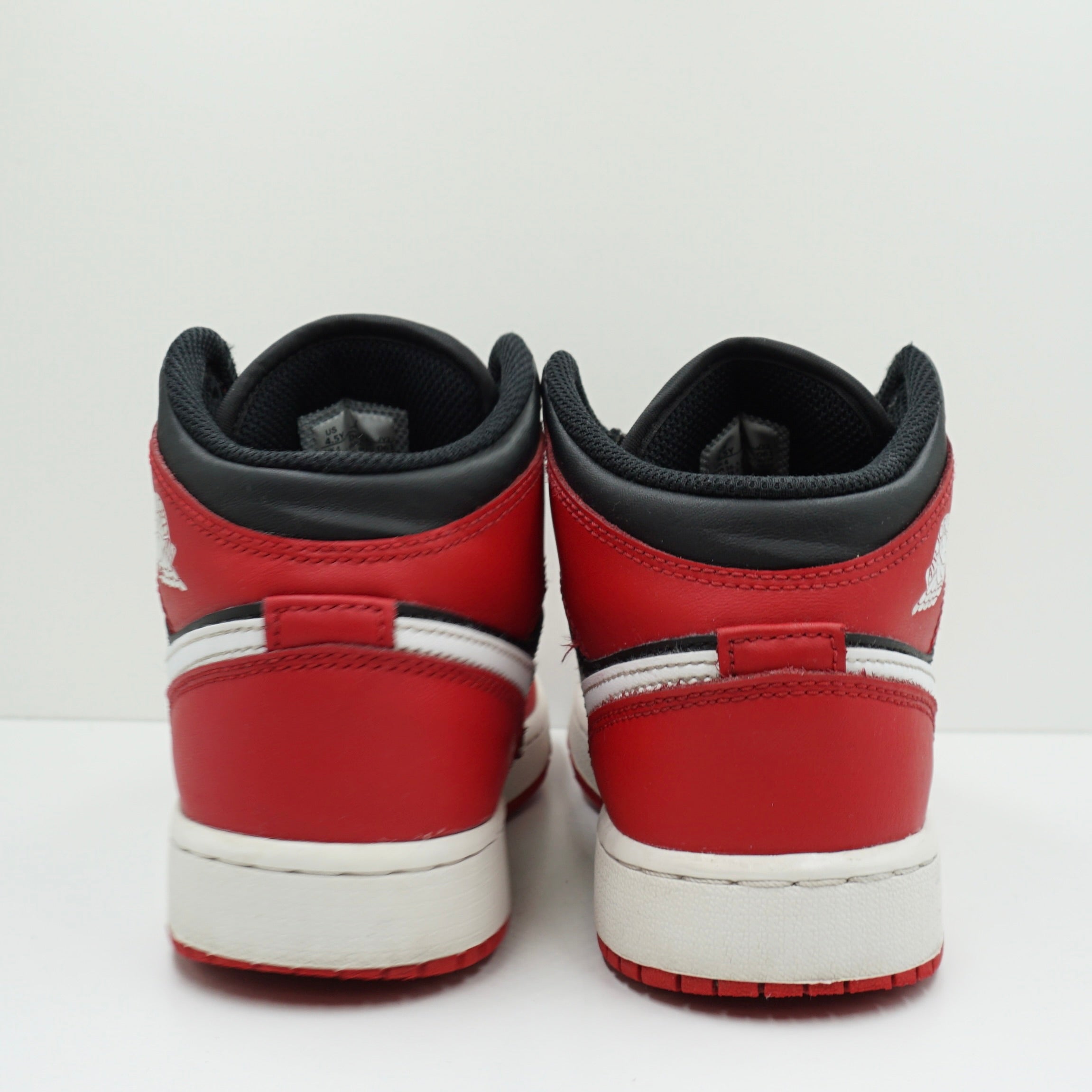 Jordan 1 Mid Red Black White (GS)