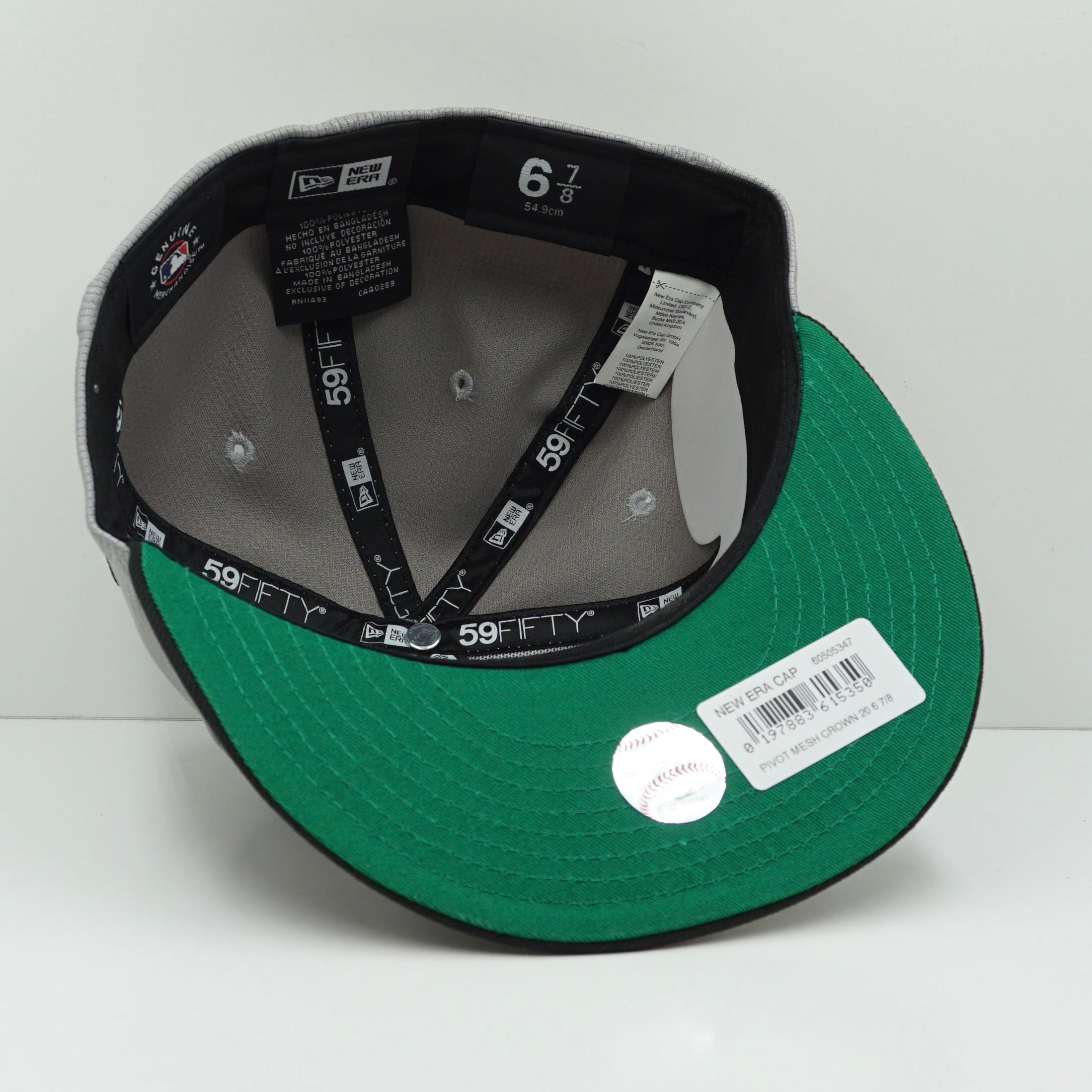 New Era Pivot Mesh Crown San Fransisco Giants Grey Black Fitted Cap