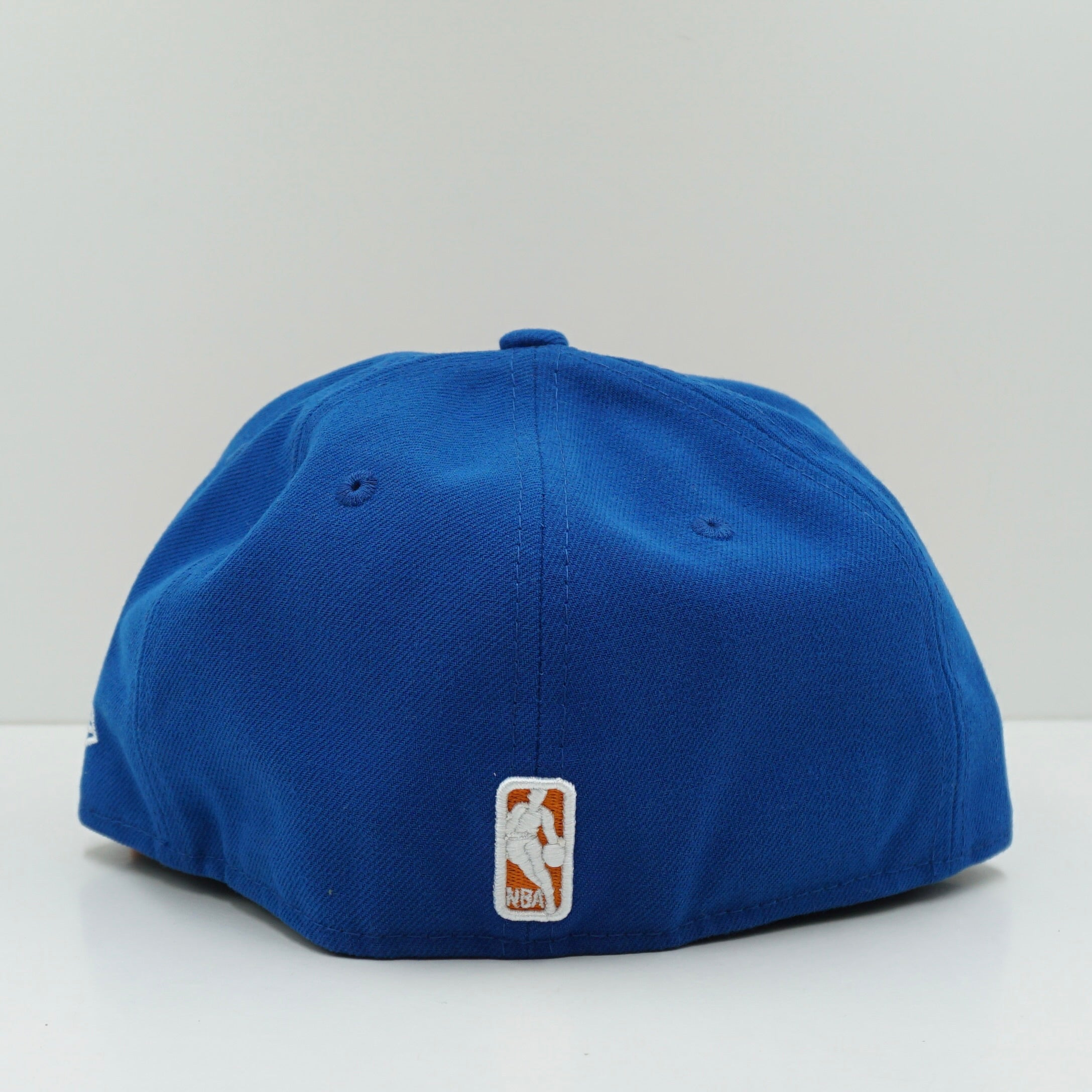 New Era NBA Basic New York Knicks Blue Orange Fitted Cap