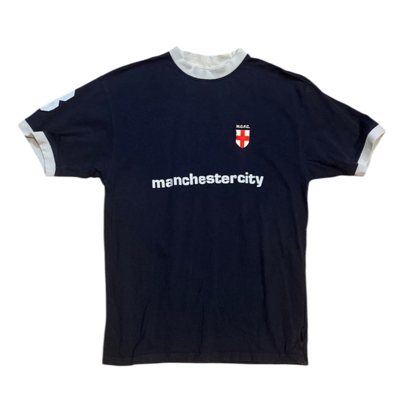 Manchester City Light Blue Retro Tshirt