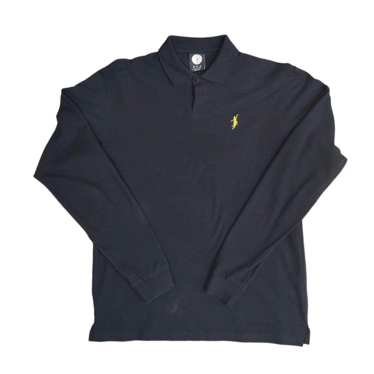 Polar Skate Co Black Long Sleeve Polo