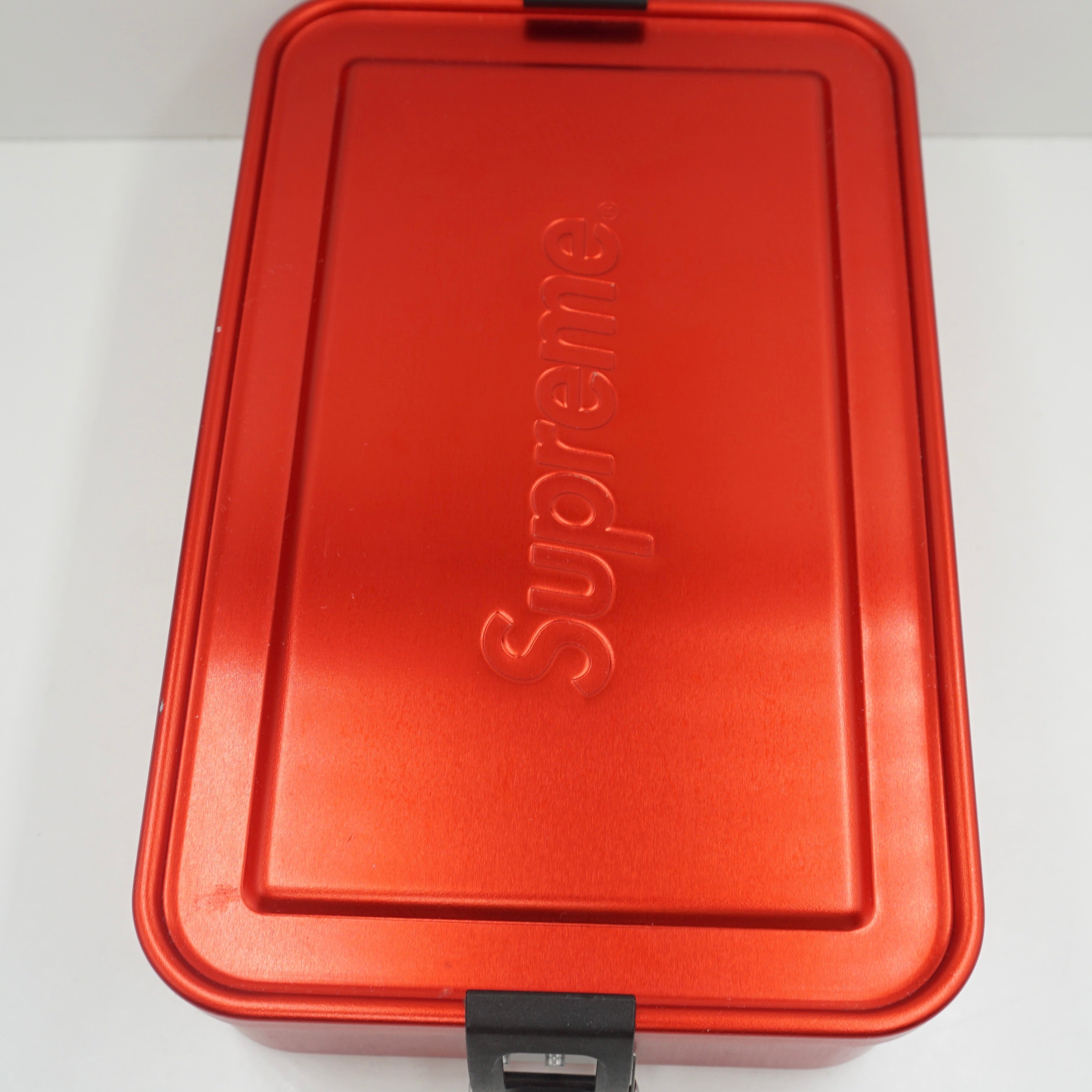Supreme SS18 SIGG Large Metal Box Plus Red