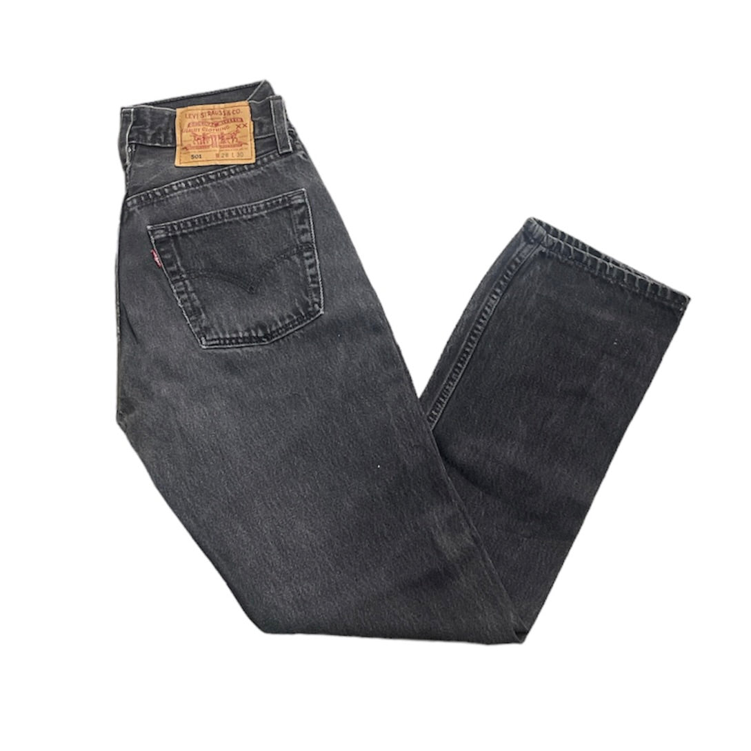 Vintage Levis 501 Vintage Grey Jeans (W28/L30)