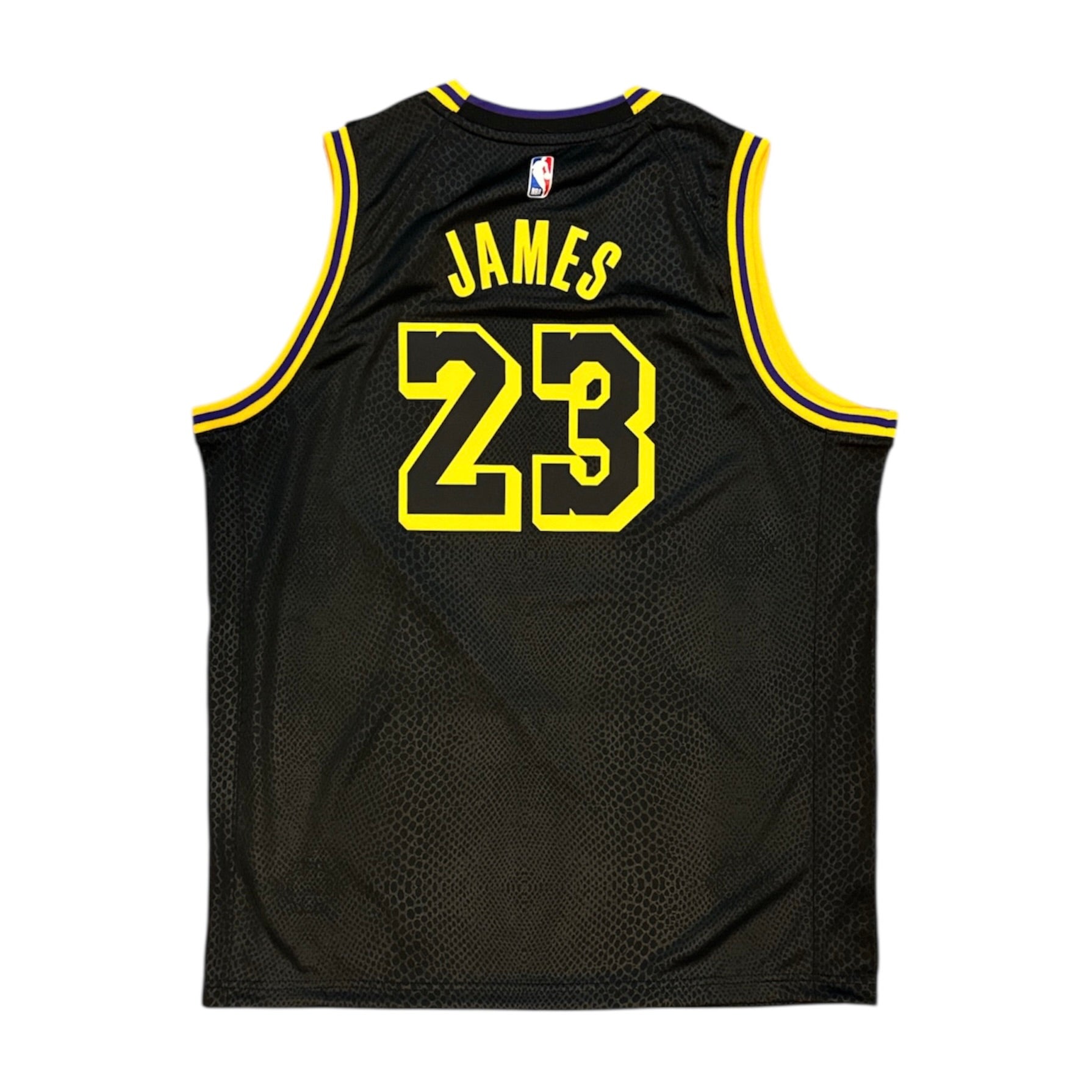 Nike Lakers LeBron James #23 City Edition Swingman Basketball Jersey (Youth)