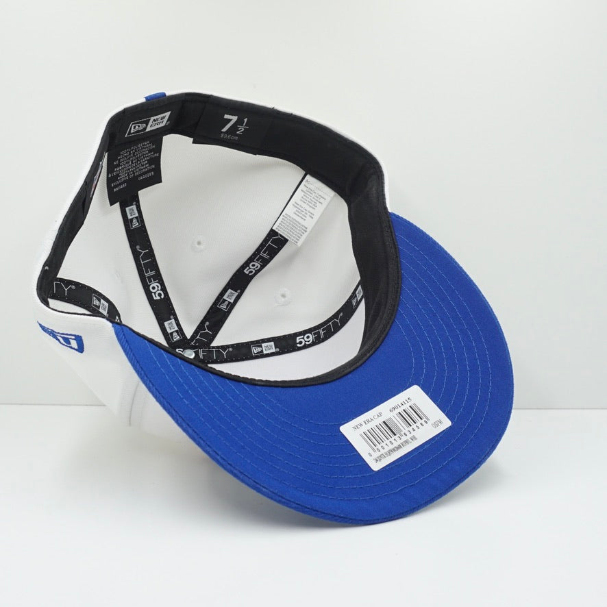 New Era Buffalo Bill White Blue Fitted Cap