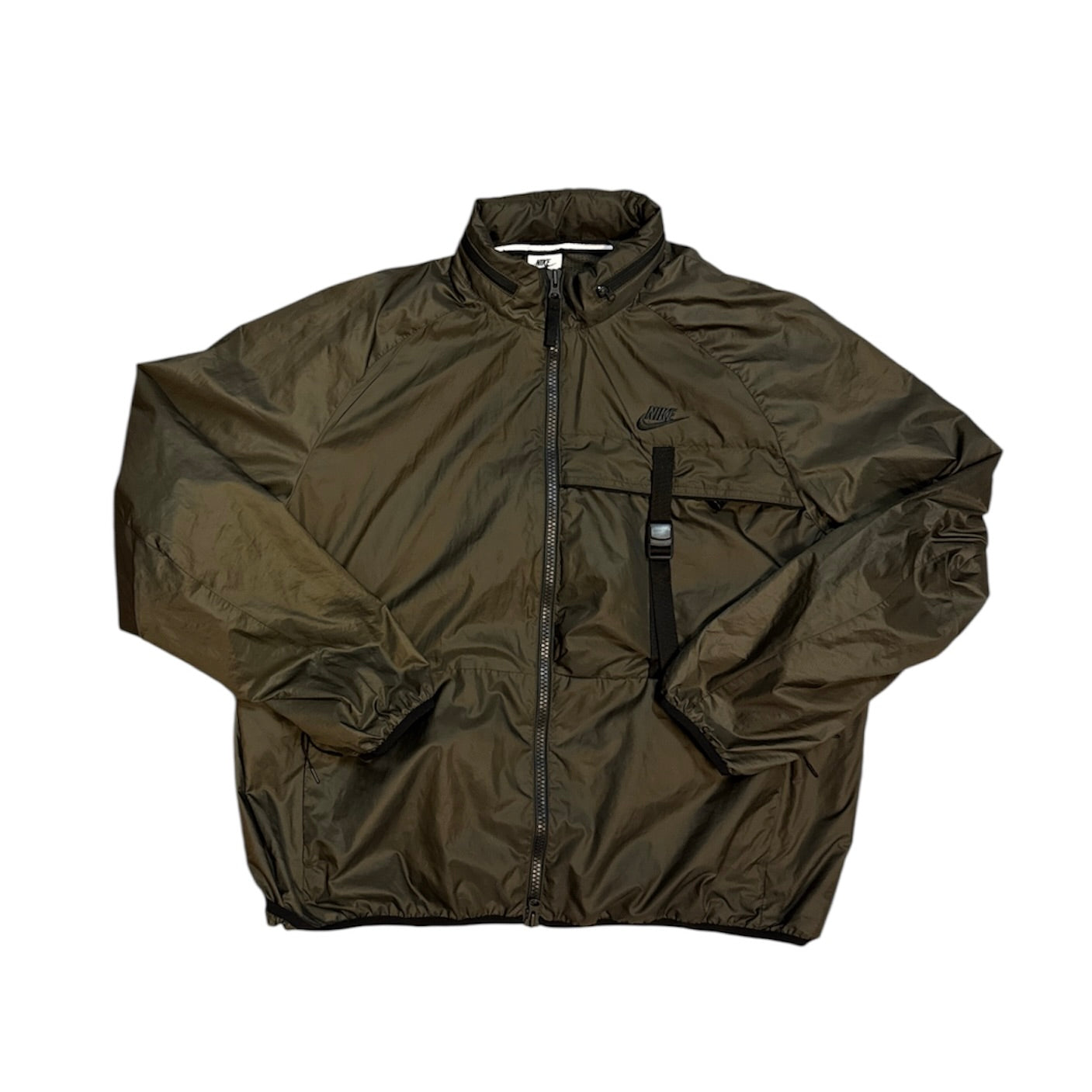 Nike Sportswear Tech Woven N24 Packable Linen Green Jacket