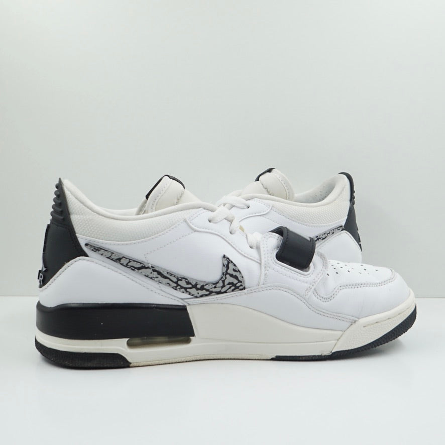 Jordan Legacy 312 Low White Black Elephant Swoosh