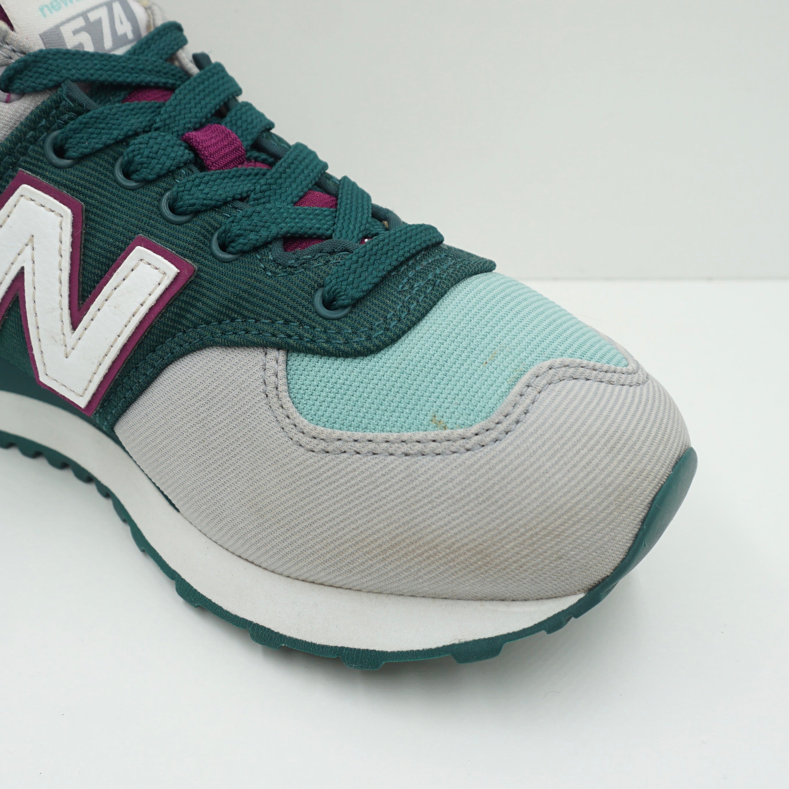 New Balance 574 Grey Green Purple (W)