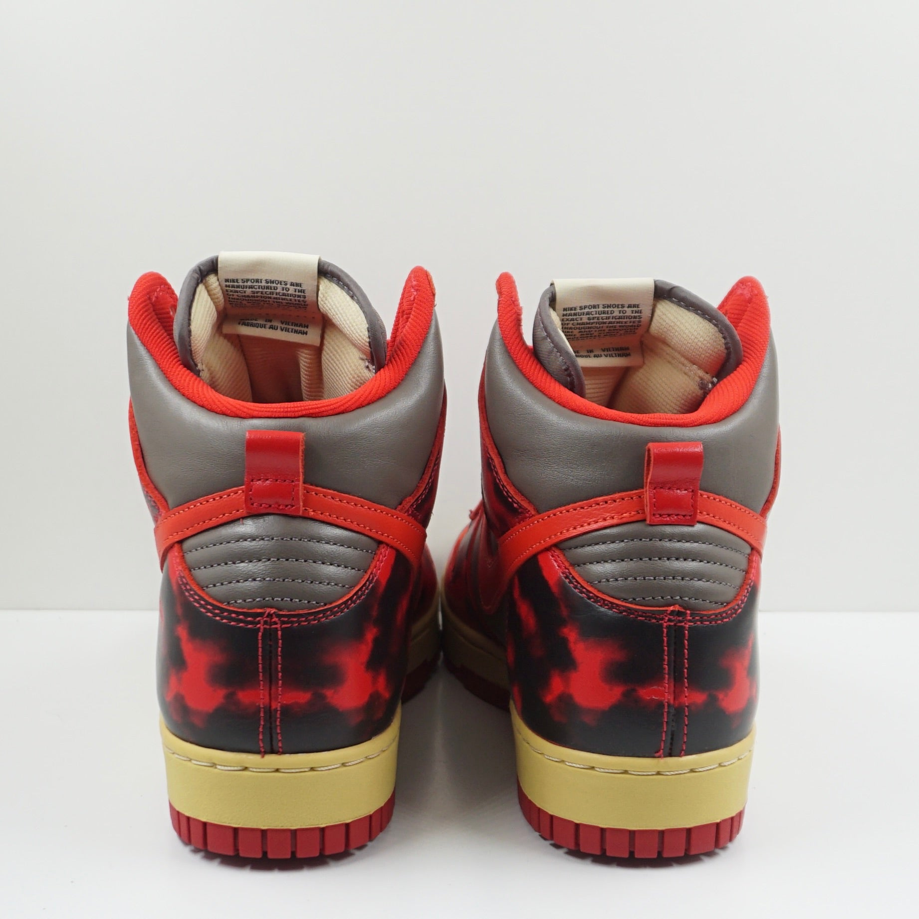 Nike Dunk High 1985 Red Acid Wash