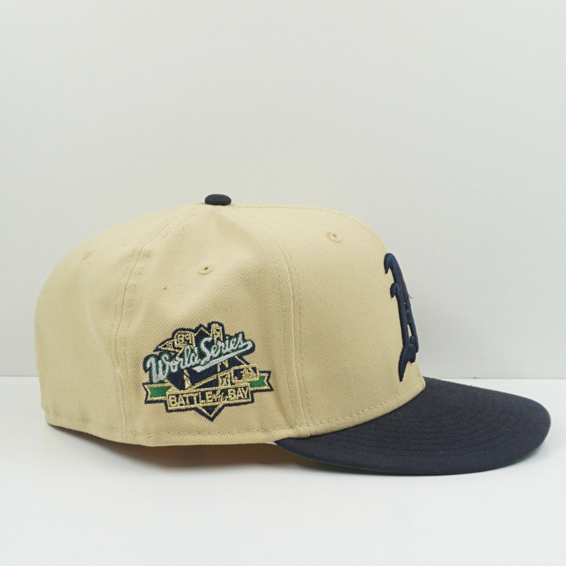 New Era Oakland Athletics Beige Navy Fitted Cap