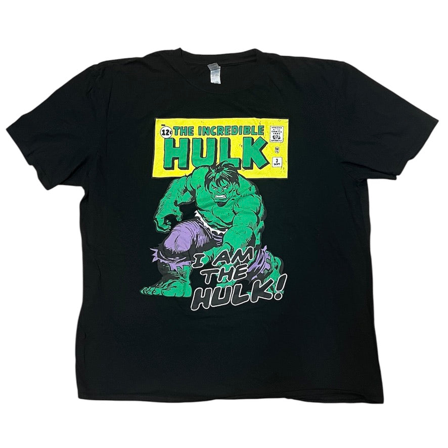 Marvel I Am The Hulk Black Tshirt
