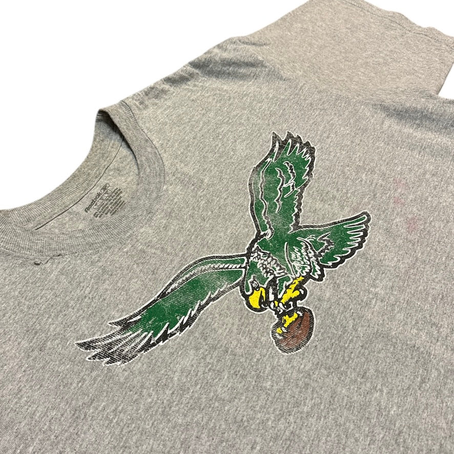 Reebok Philadelphia Eagles #7 Jaworski Grey Tshirt