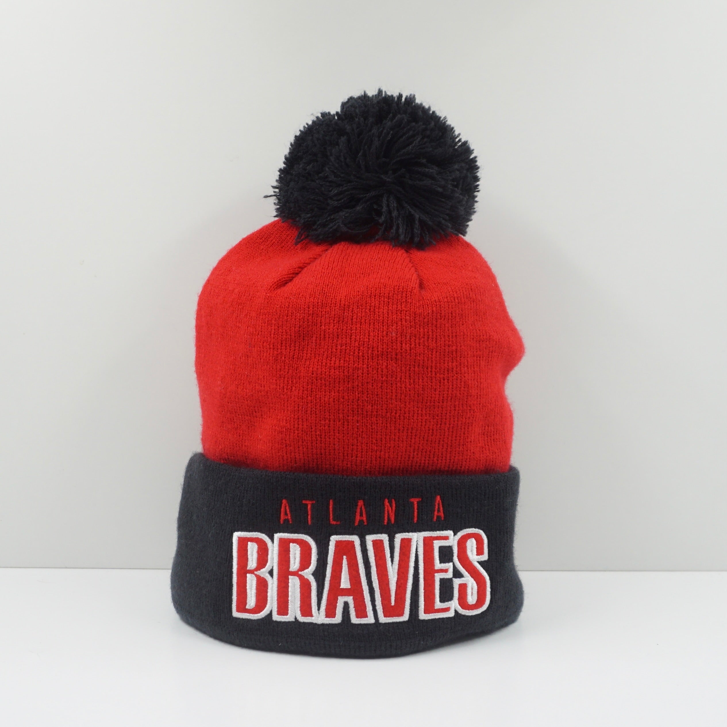 New Era Atlanta Braves Bobble Top Beanie