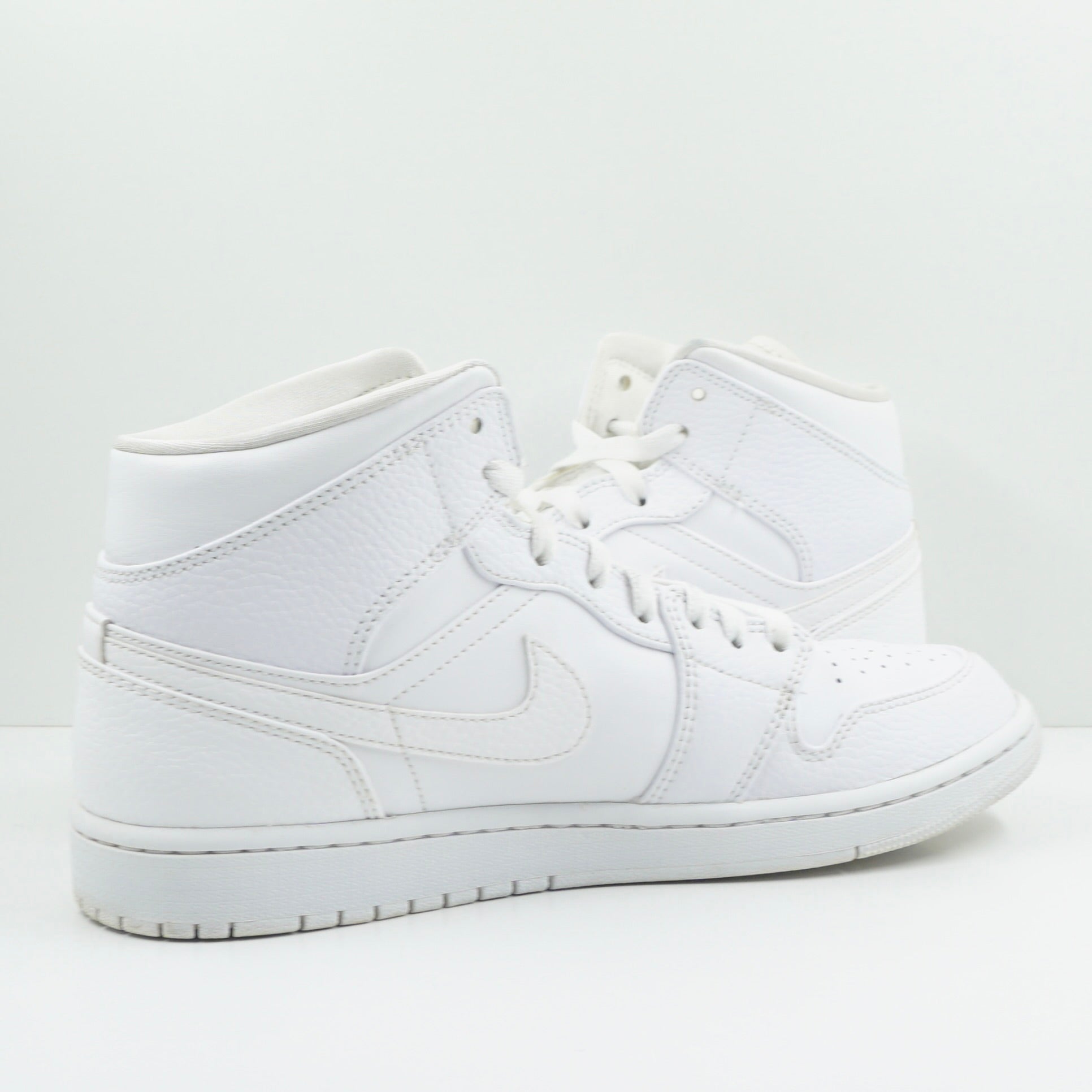 Jordan 1 Mid Triple White 2.0 (2020)