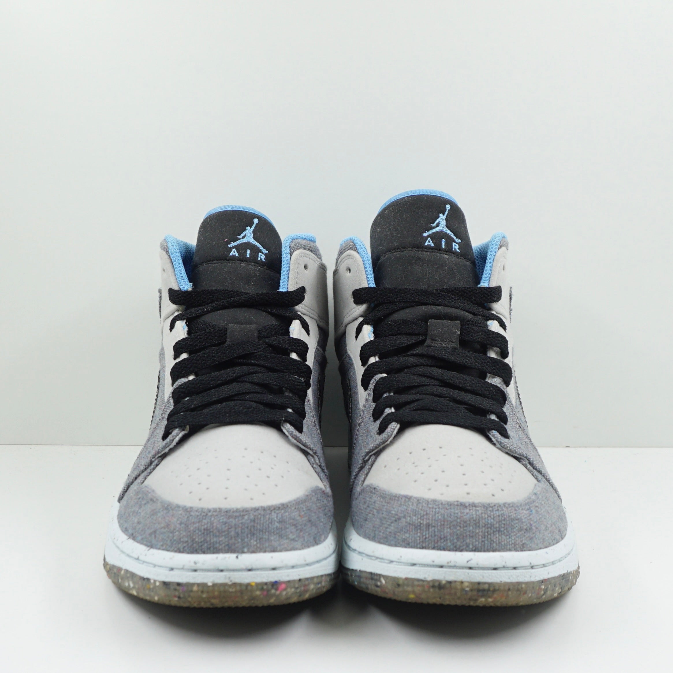 Jordan 1 Mid Crater Grey University Blue
