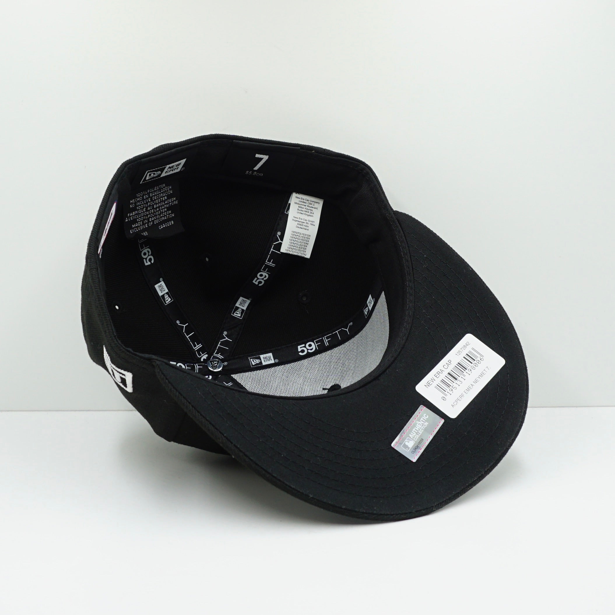 New Era New York Mets Black Fitted Cap