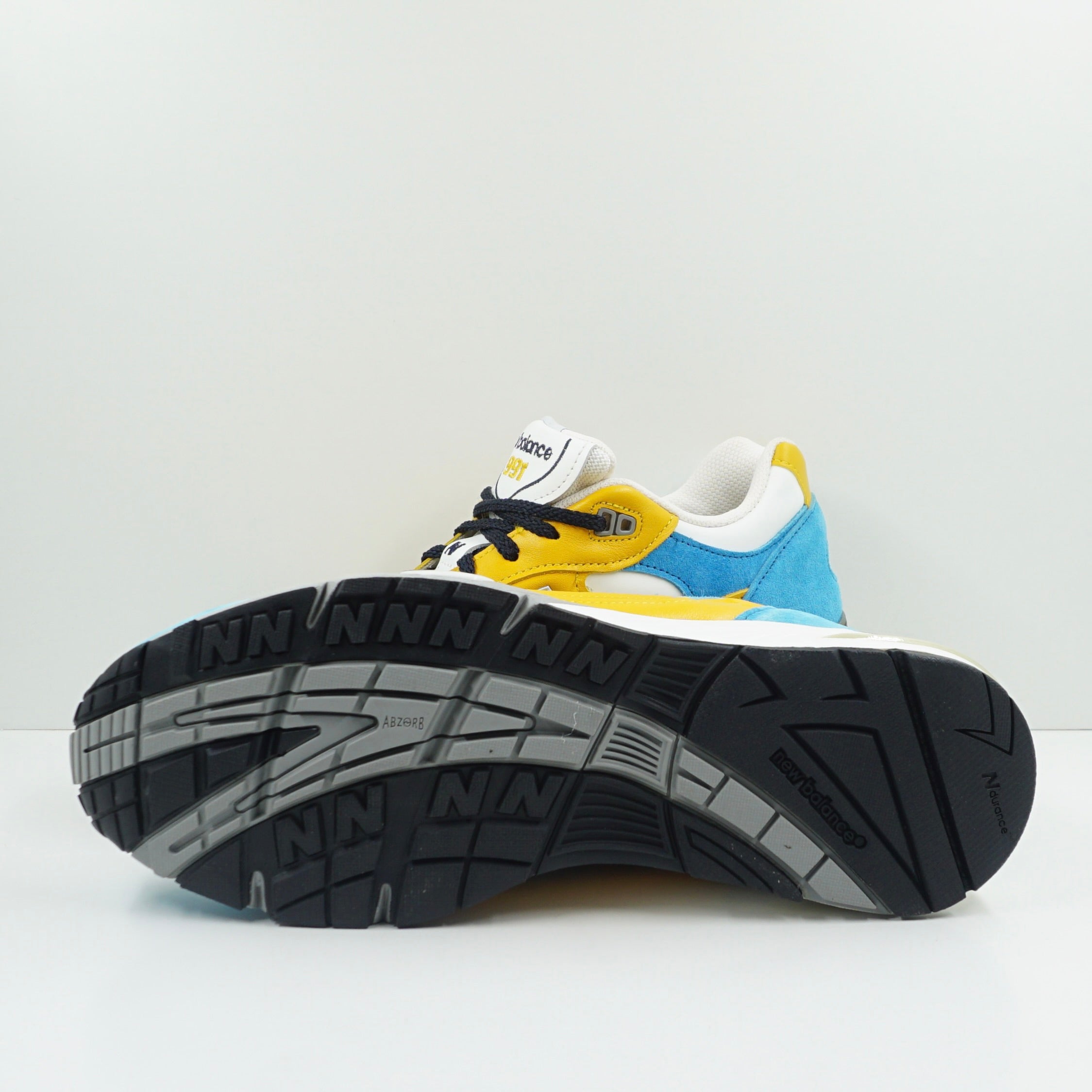 New Balance 991 MiUK Sneakersnstuff Blue Yellow