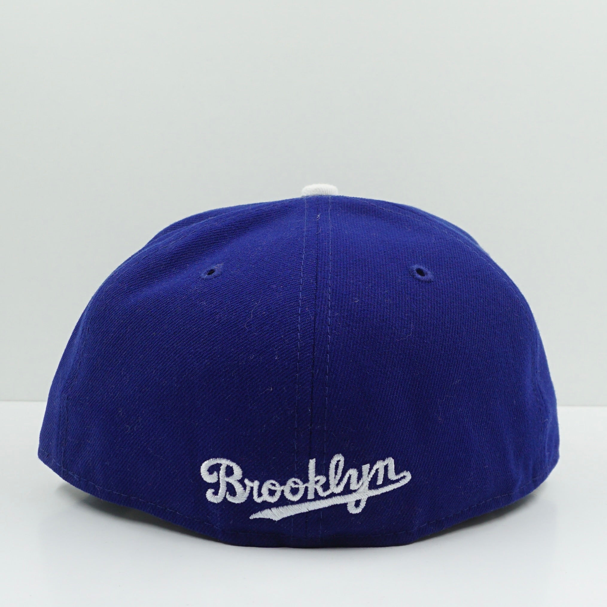 New Era Cooperstown Brooklyn Dodgers Blue White Fitted Cap