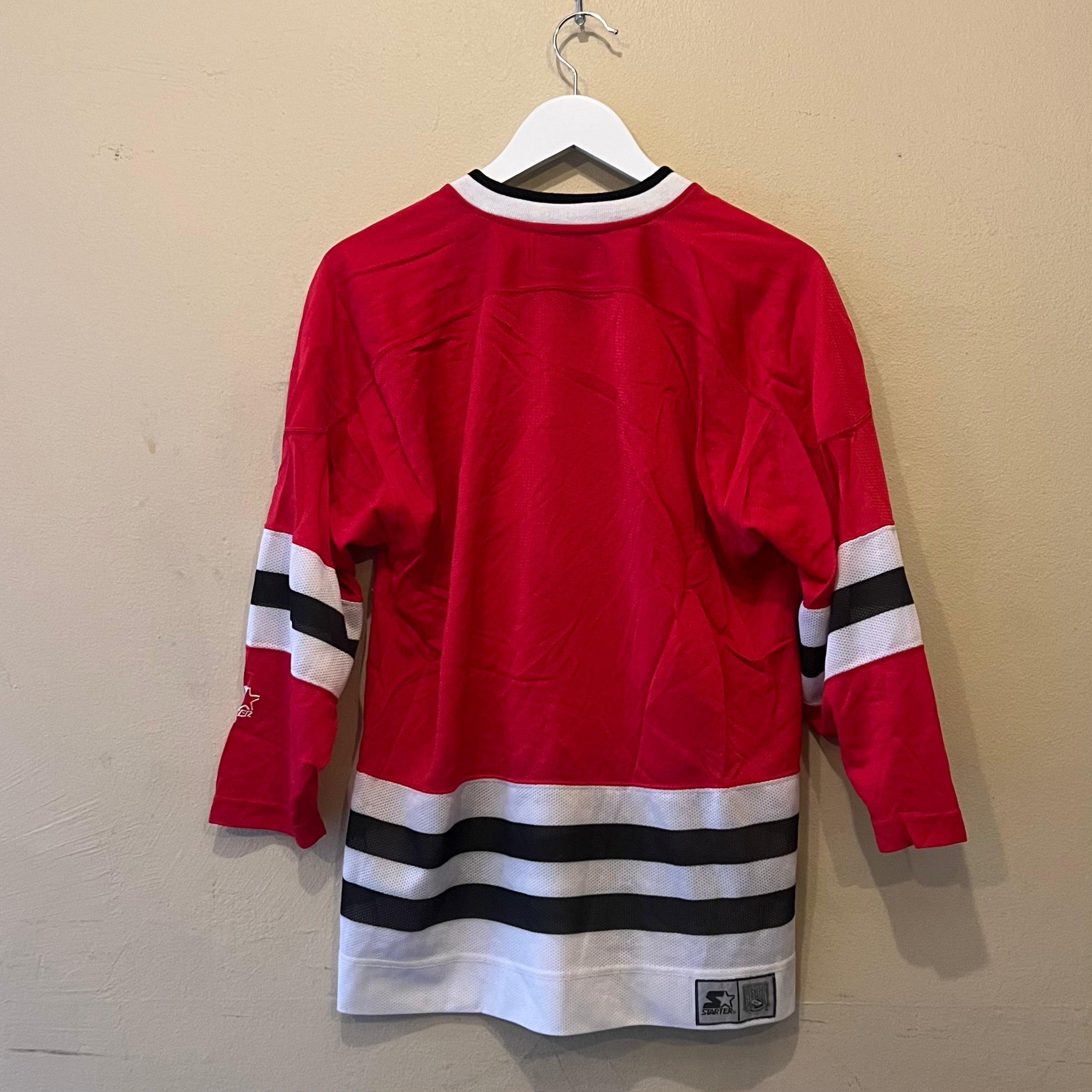 Starter Chicago Blackhawks Red Black NHL Jersey (Youth)
