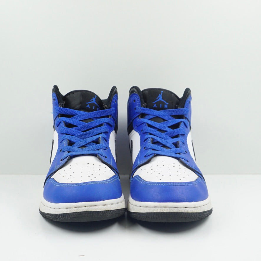 Jordan 1 Mid Game Royal White Black (GS)