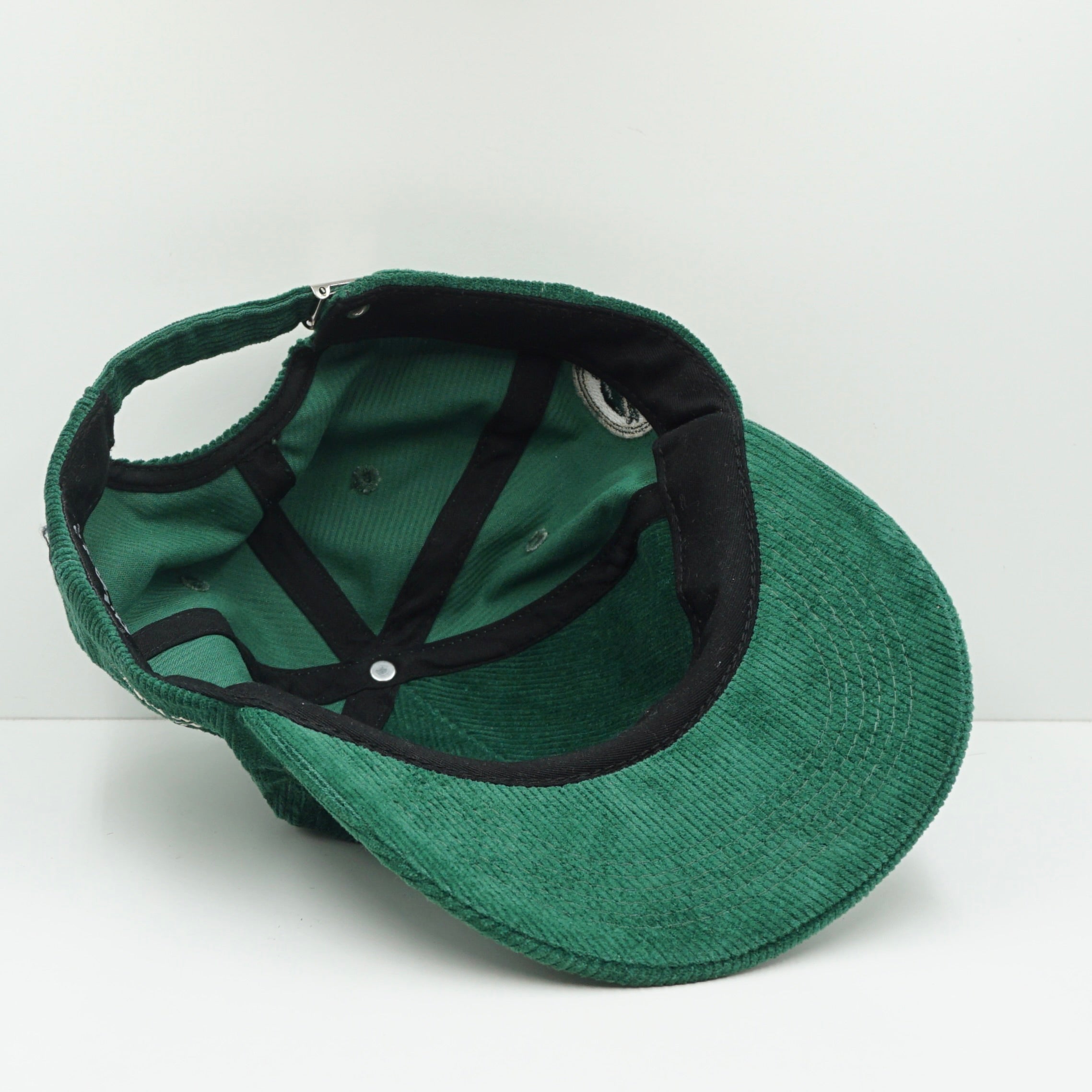 City Guide Europe Green Corduroy Adjustable Cap