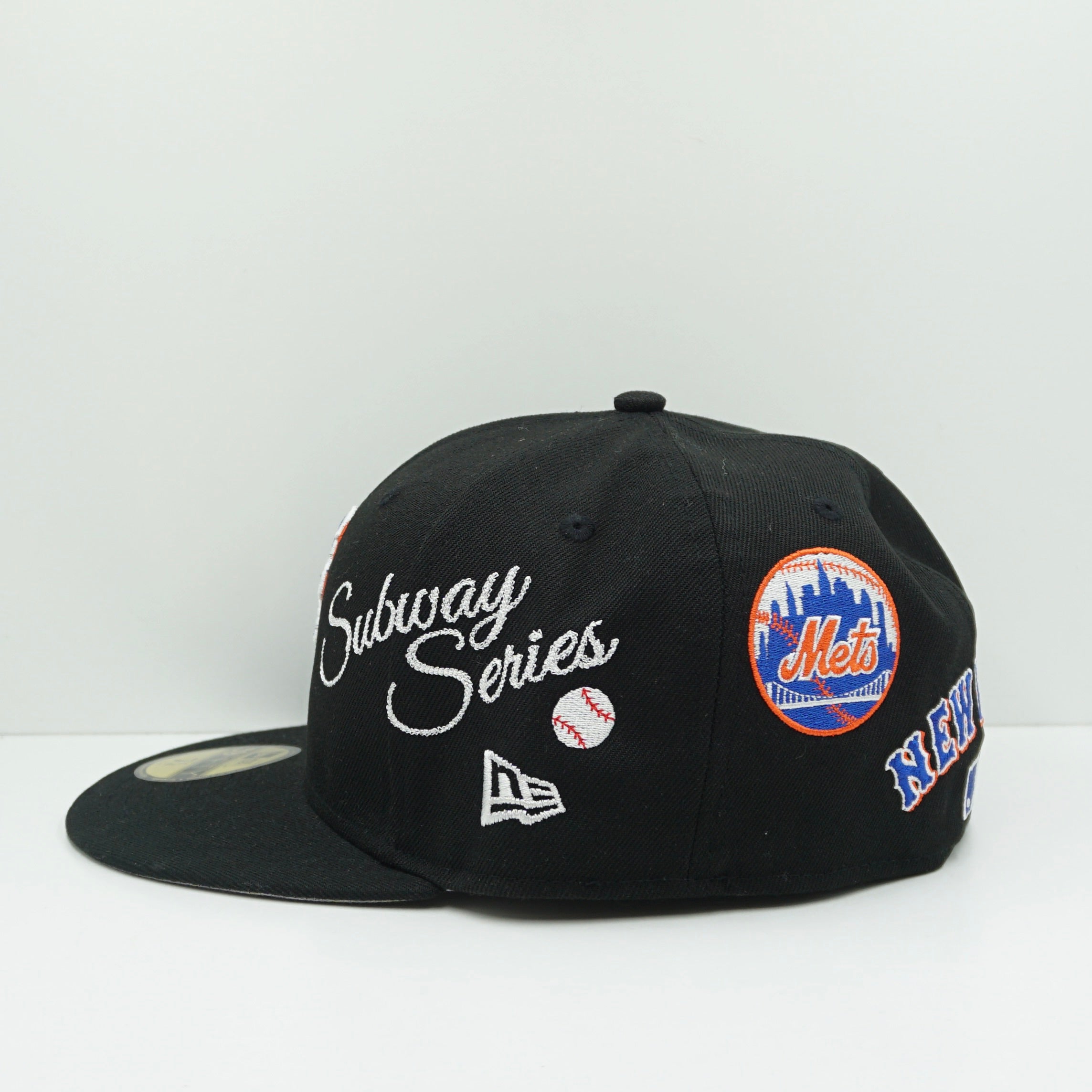 New Era New York Mets Subway Series Black Fitted Cap