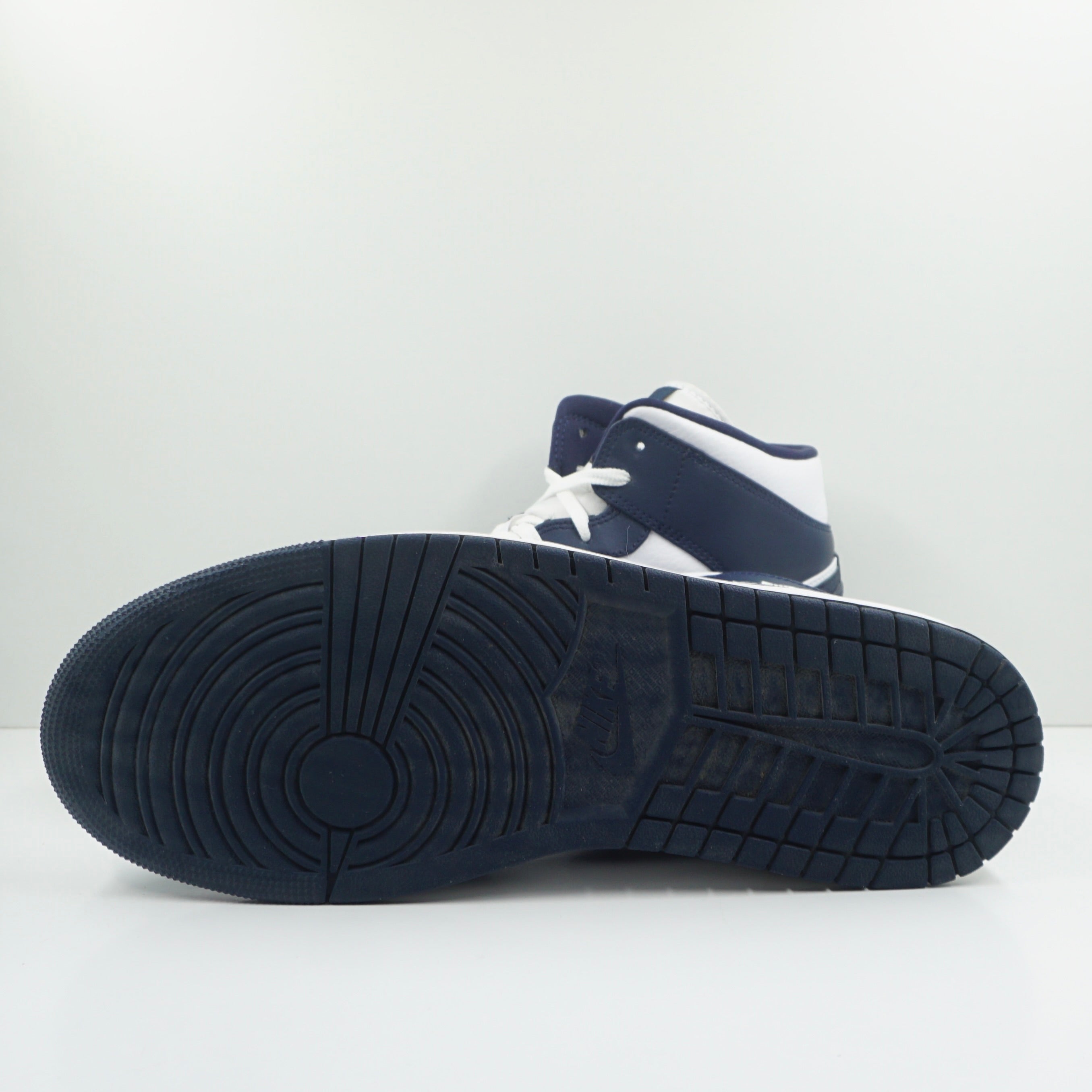 Jordan 1 Mid White Metallic Gold Obsidian