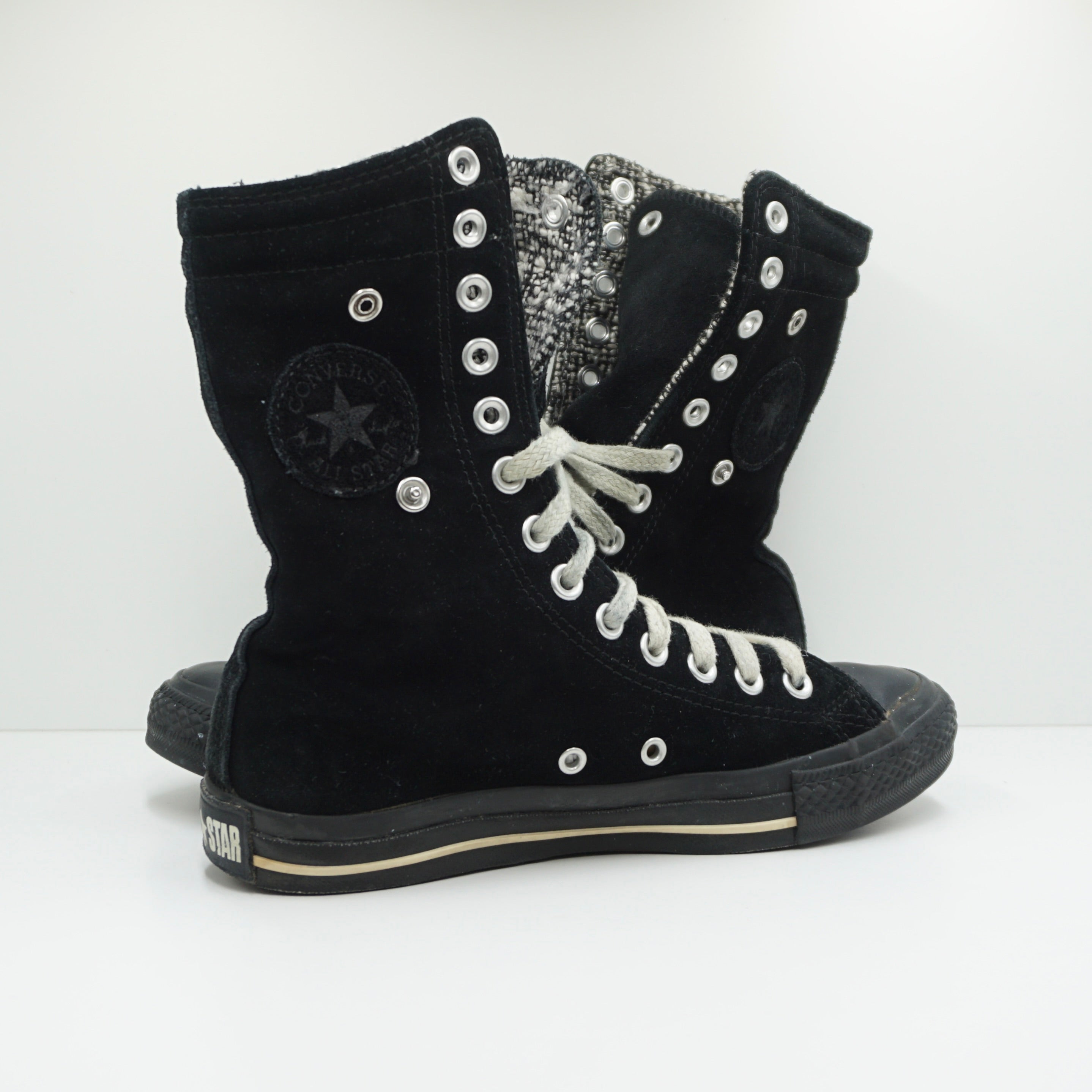 Converse All Star Black Suede High