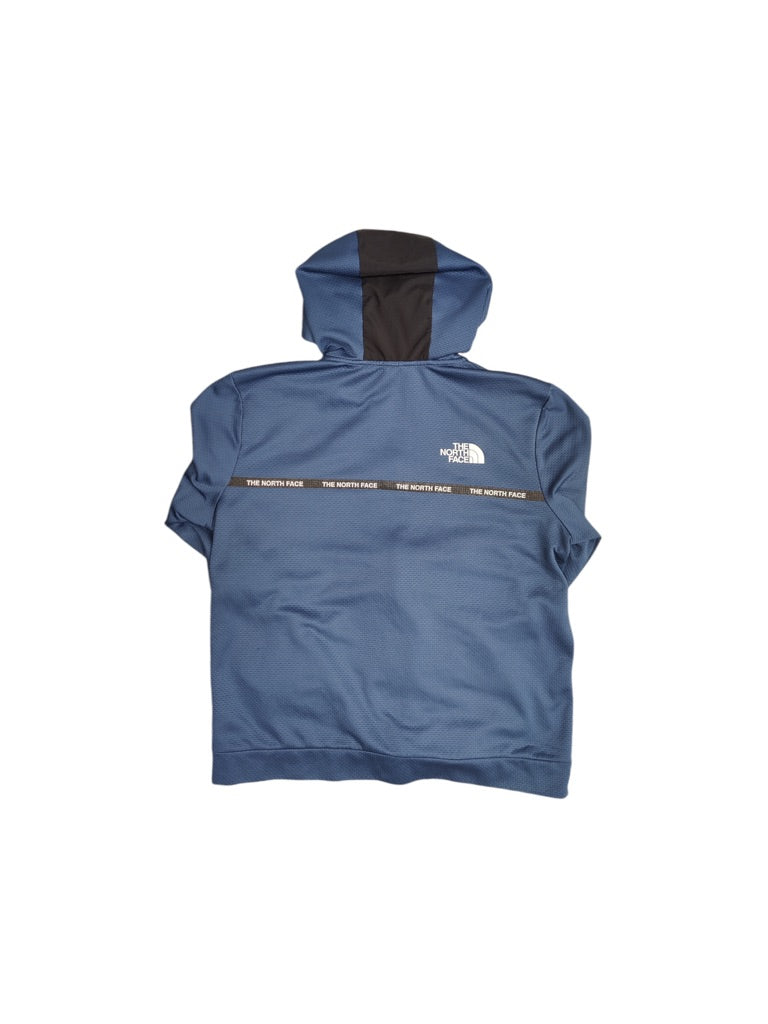 The North Face Overlay Blue Full Zip Hoodie